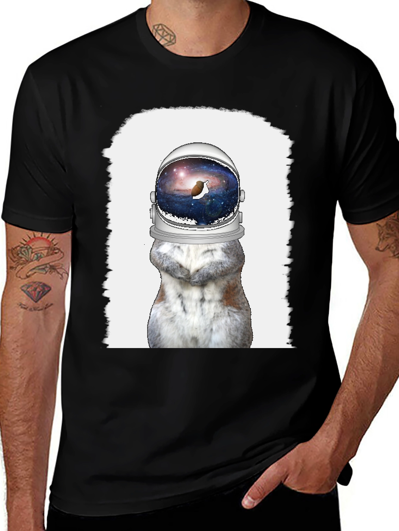Astronaut Rabbit Graphic Tee