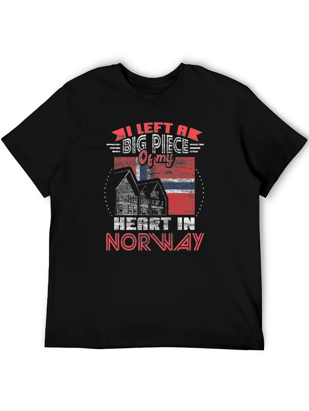 Norway Heart T-Shirt Norway Flag Tee