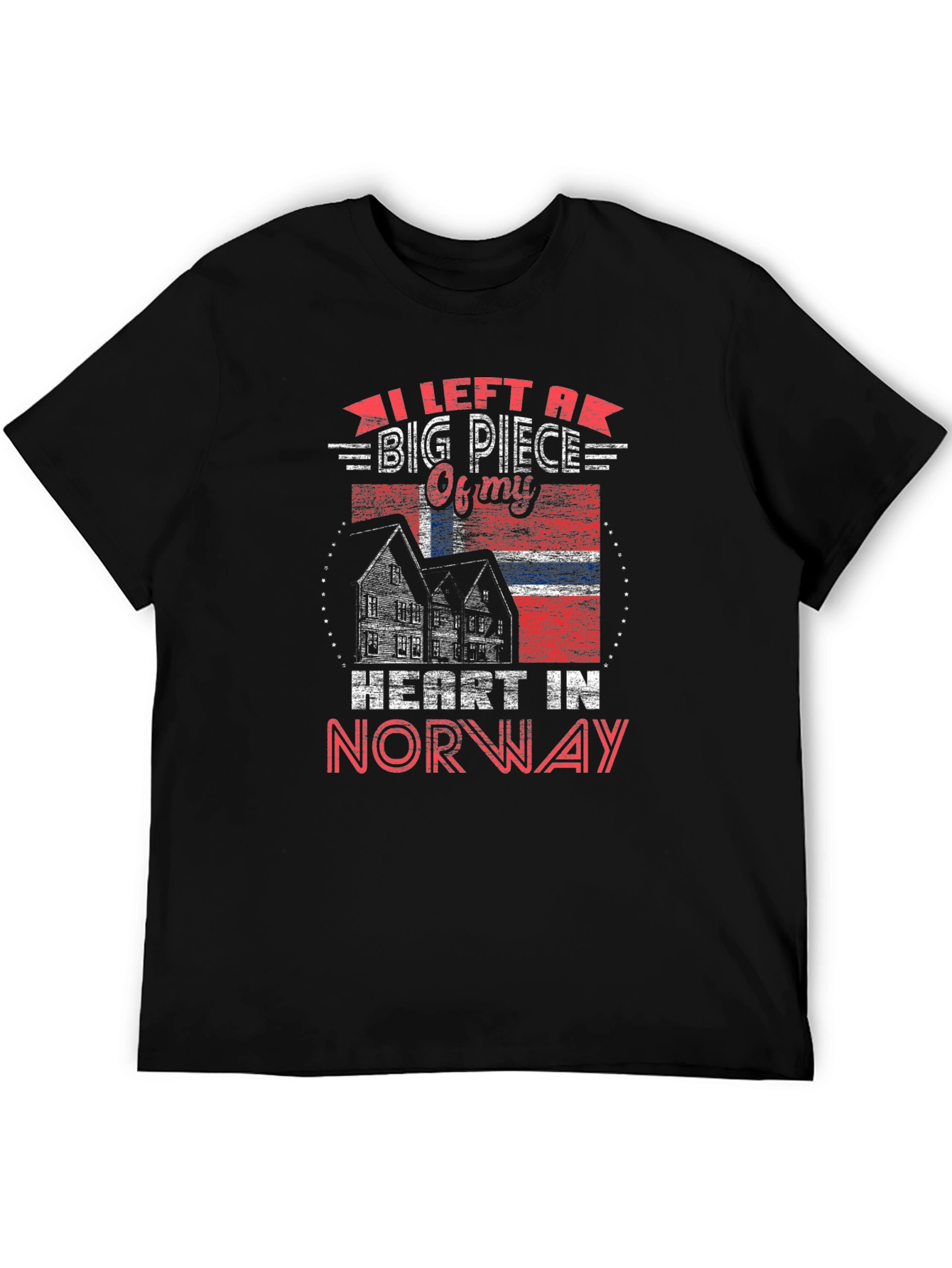 Norway Heart T-Shirt Norway Flag Tee