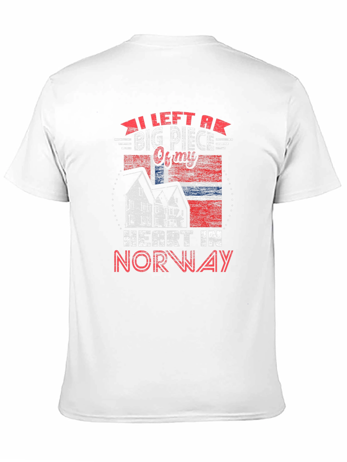 Norway Heart T-Shirt Norway Flag Tee