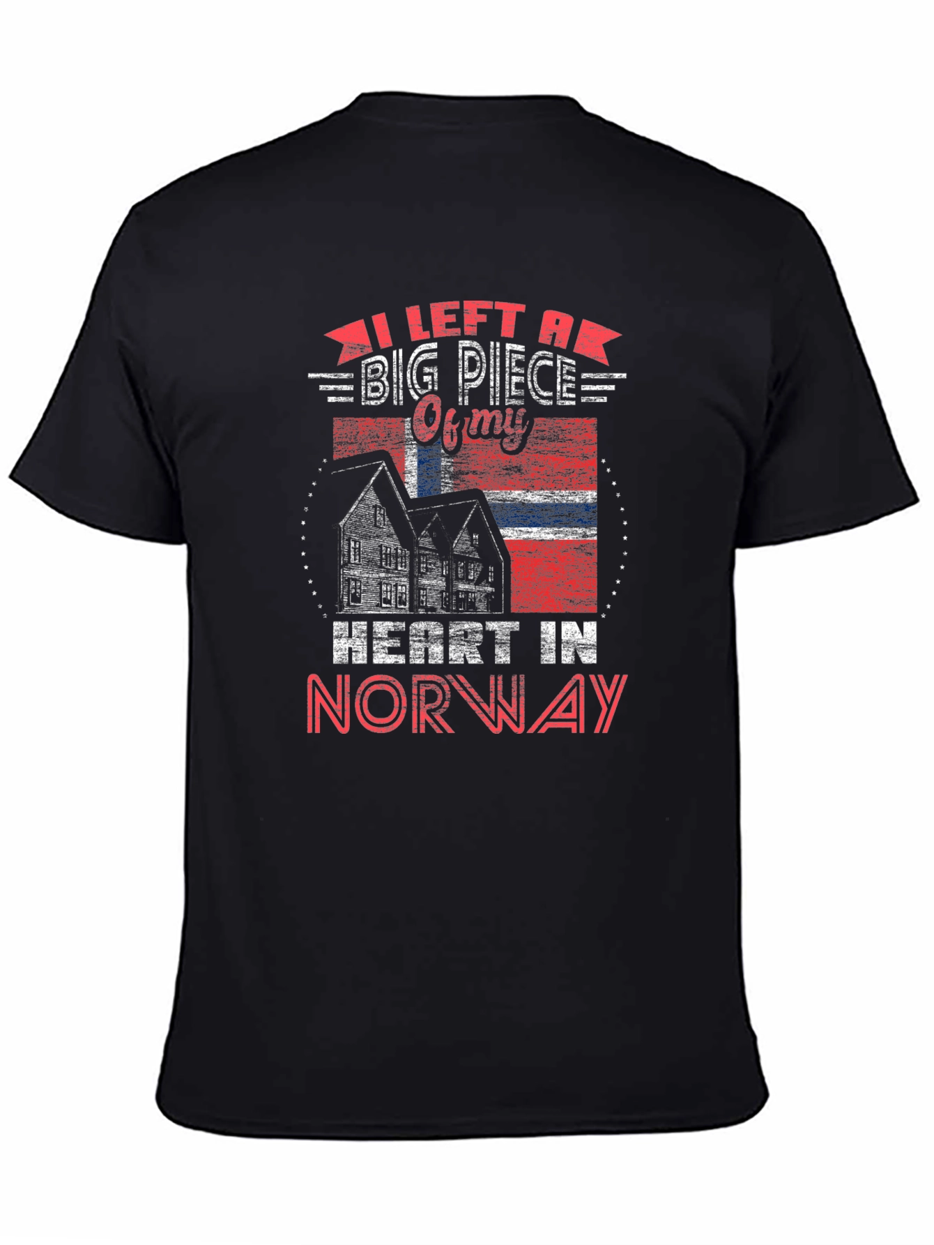Norway Heart T-Shirt Norway Flag Tee