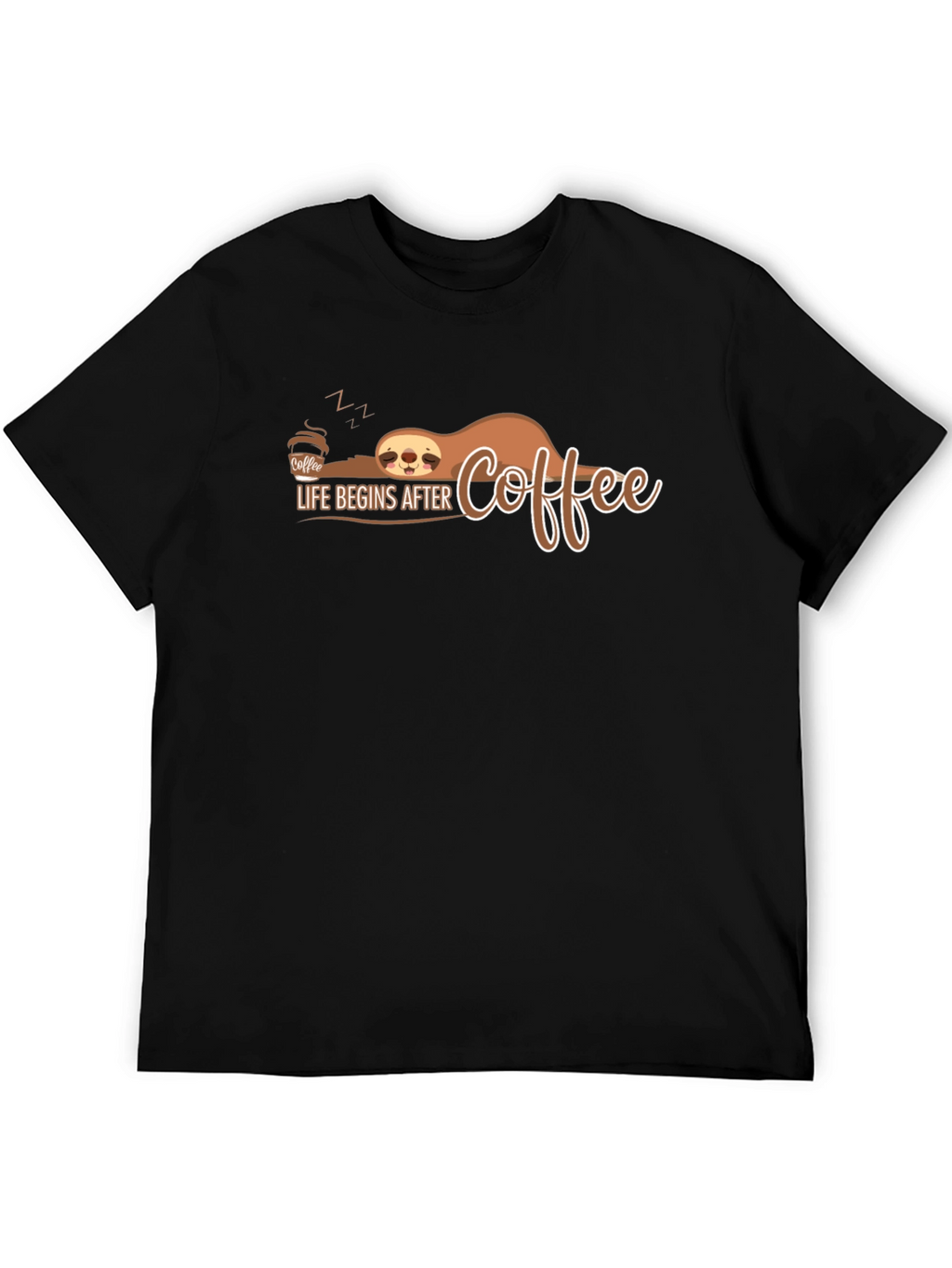 Life Begins After Coffee Sloth T-Shirt