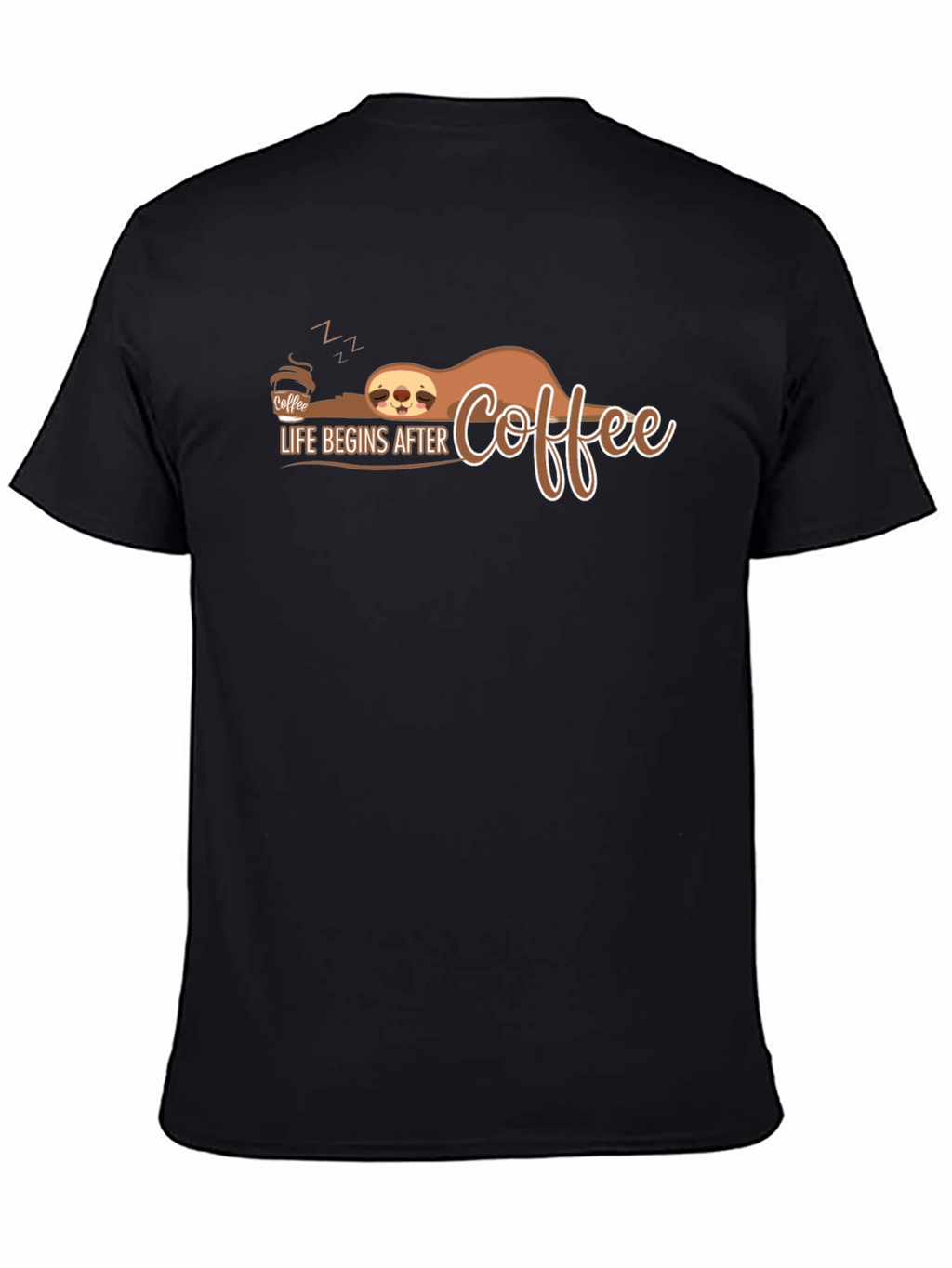 Life Begins After Coffee Sloth T-Shirt