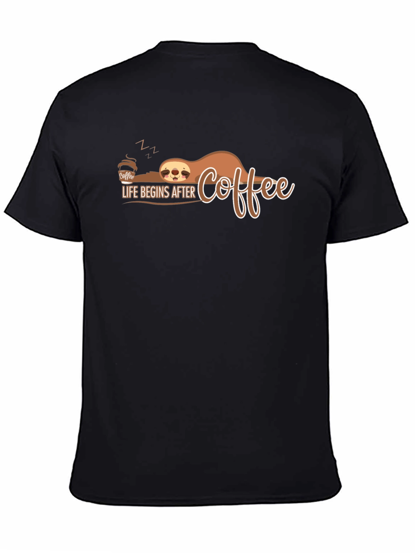 Life Begins After Coffee Sloth T-Shirt