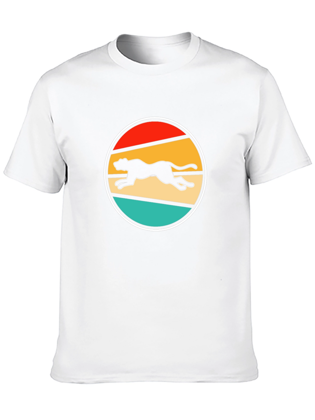 Retro Cheetah Graphic T-Shirt