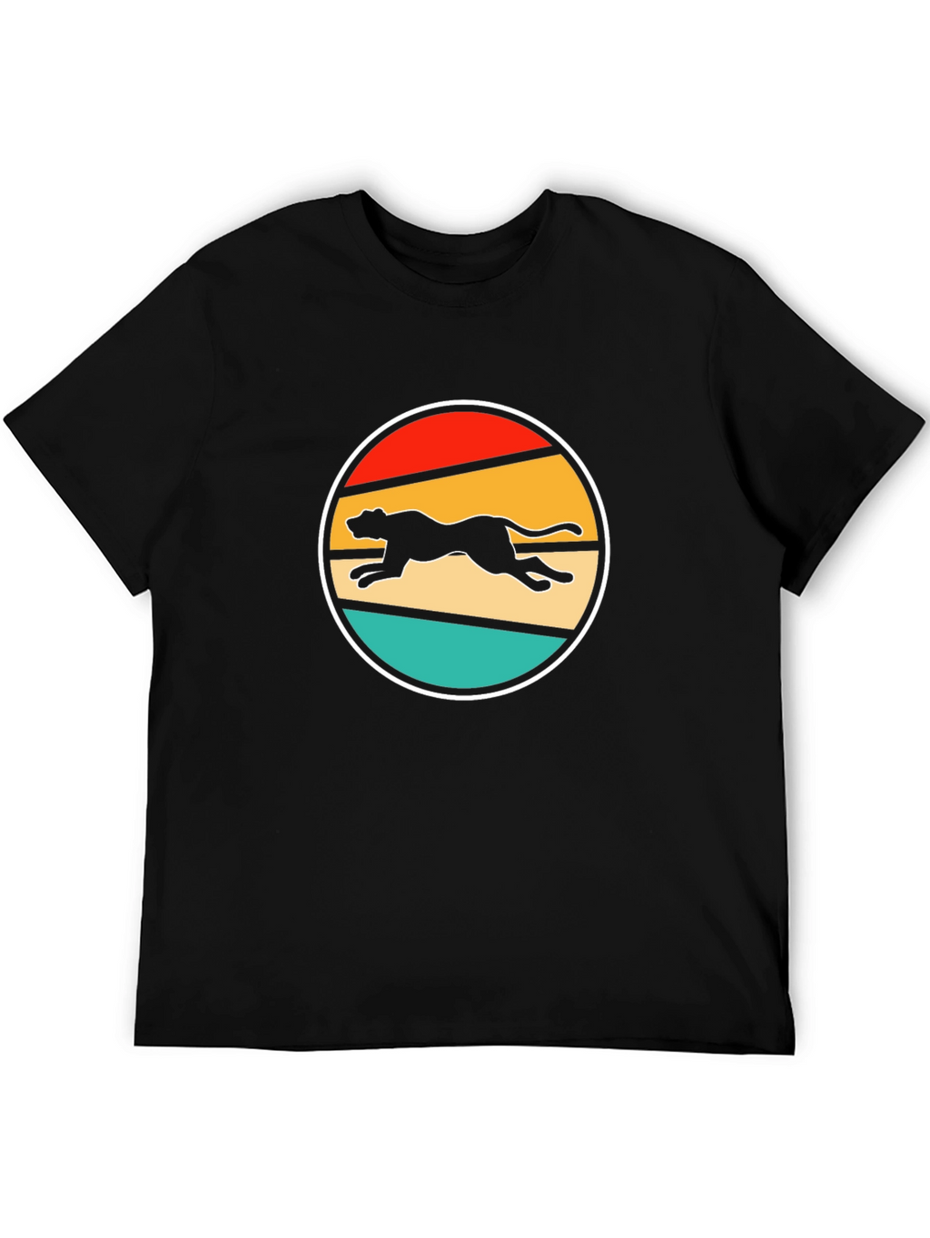 Retro Cheetah Graphic T-Shirt