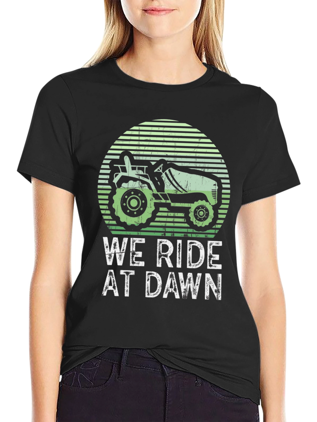 We Ride at Dawn Tractor T-Shirt