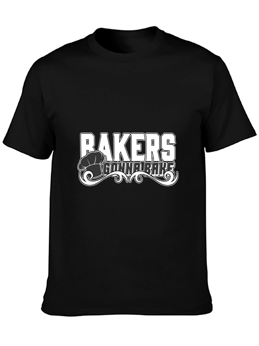 Bakers Gonna Bake Black Graphic Tee Shirt