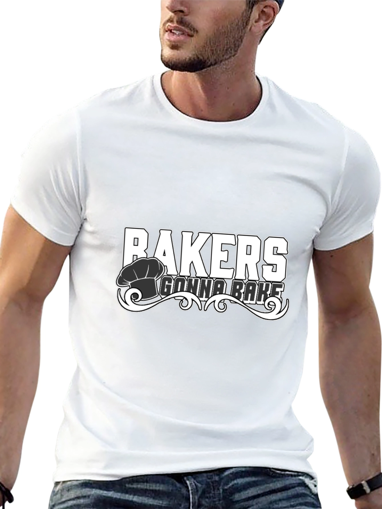 Bakers Gonna Bake Black Graphic Tee Shirt