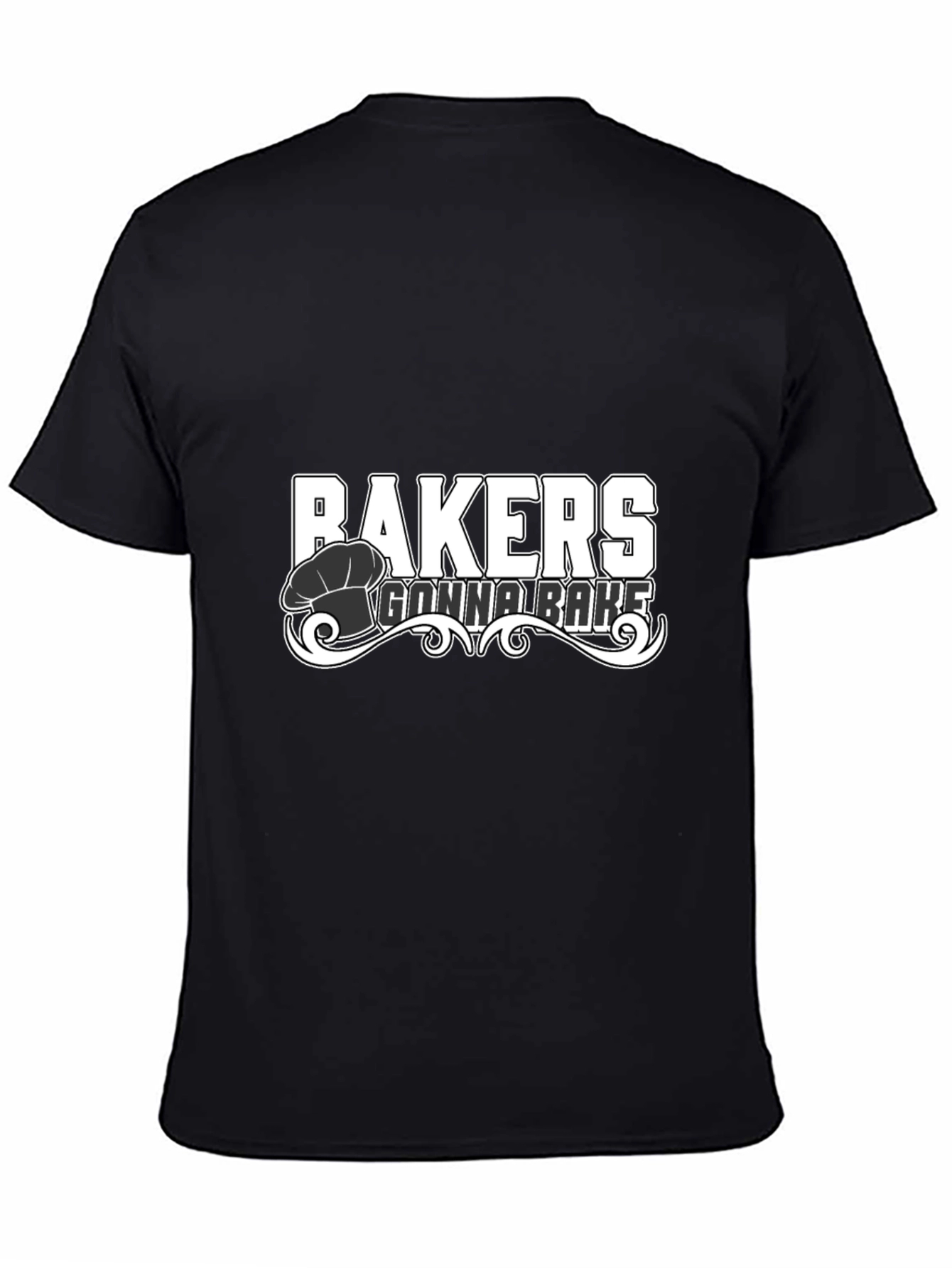 Bakers Gonna Bake Black Graphic Tee Shirt
