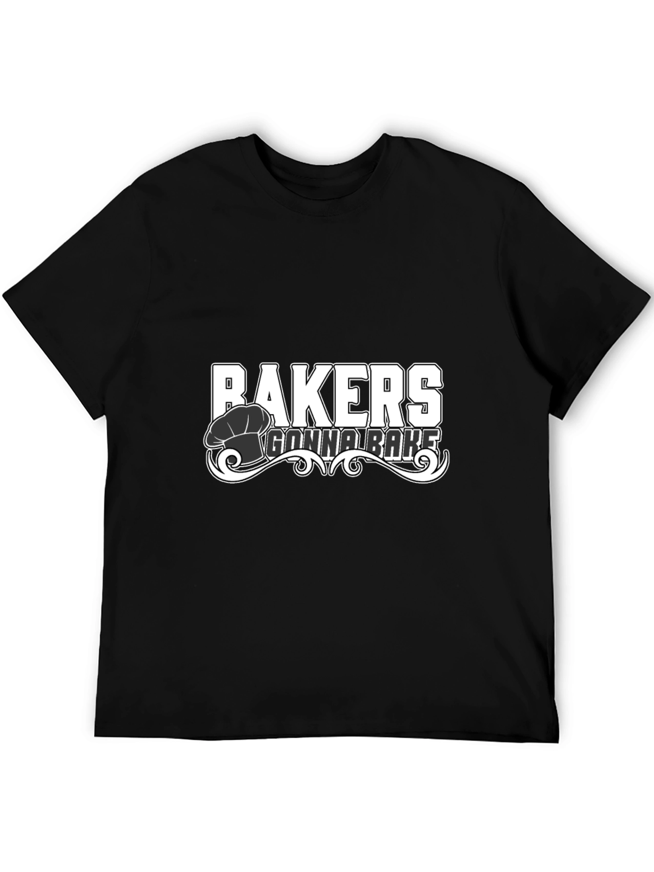 Bakers Gonna Bake Black Graphic Tee Shirt