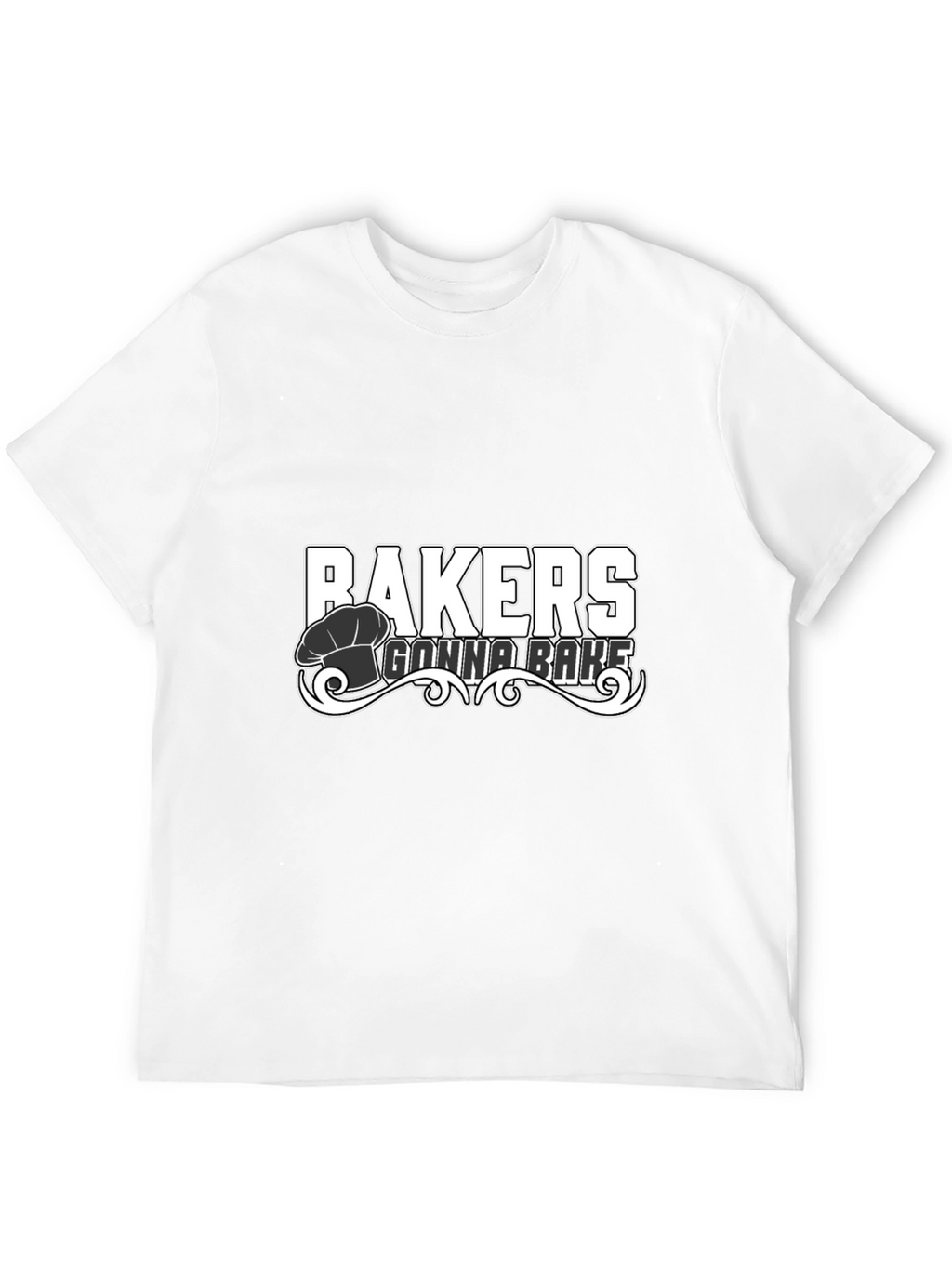 Bakers Gonna Bake Black Graphic Tee Shirt