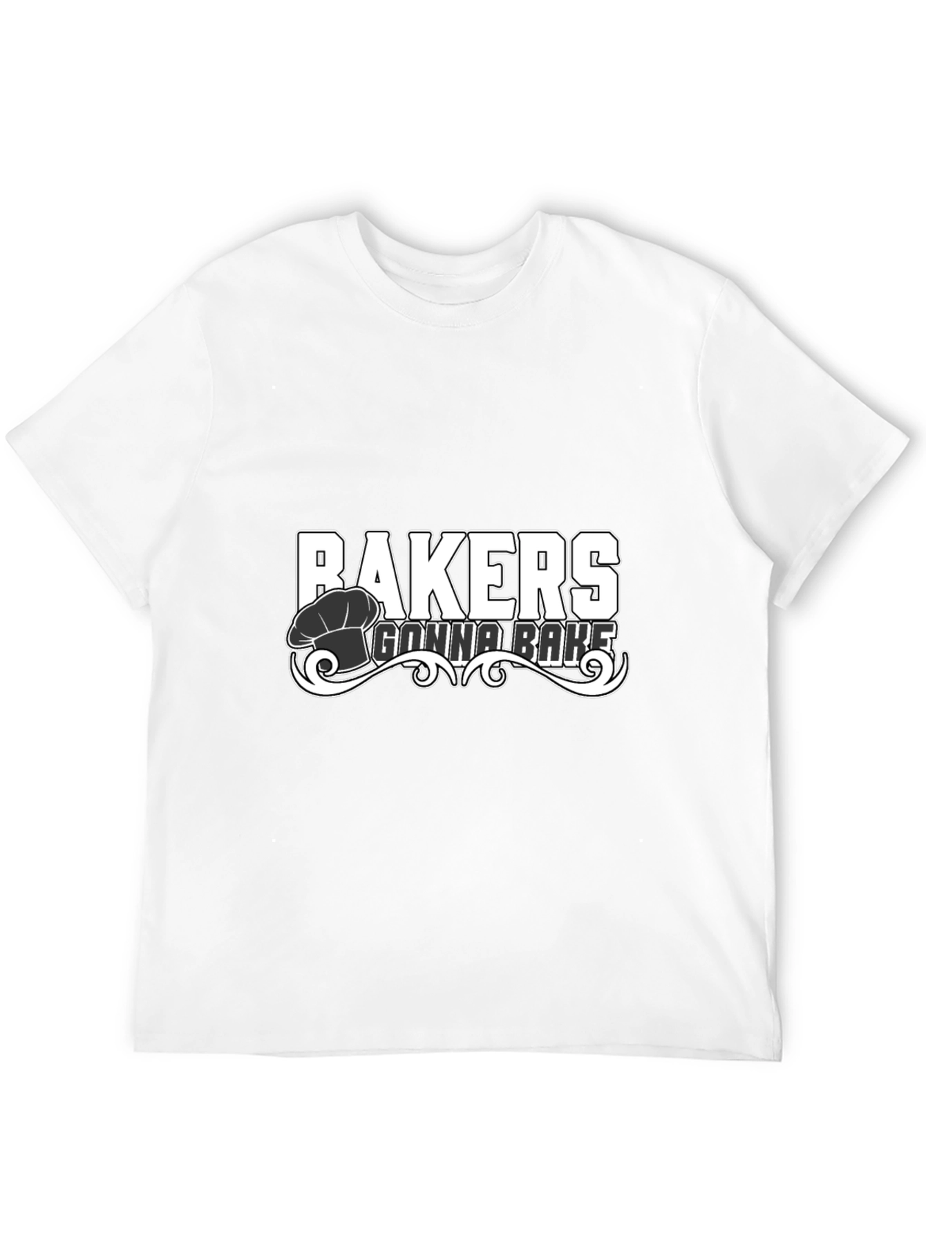 Bakers Gonna Bake Black Graphic Tee Shirt