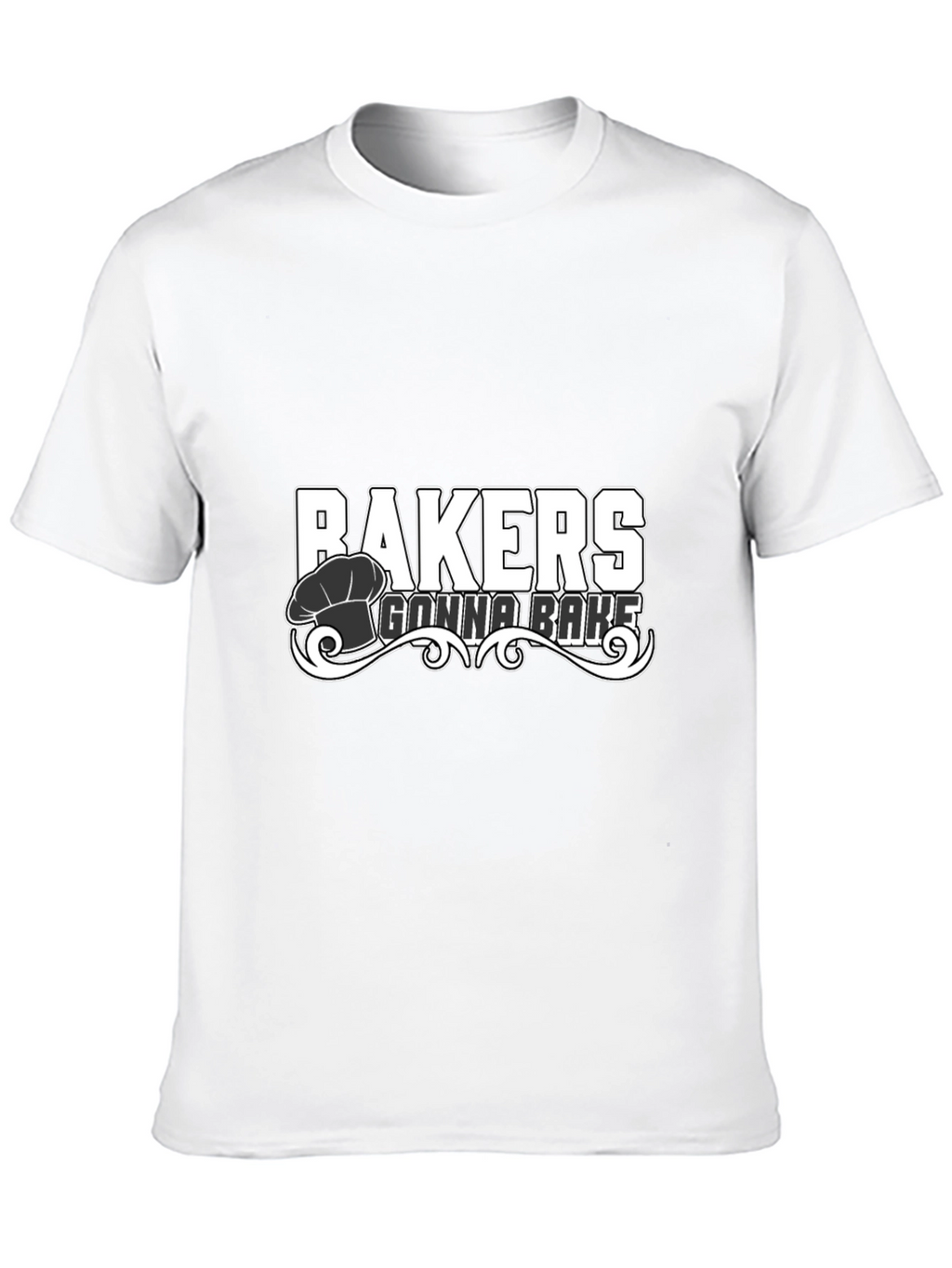 Bakers Gonna Bake Black Graphic Tee Shirt
