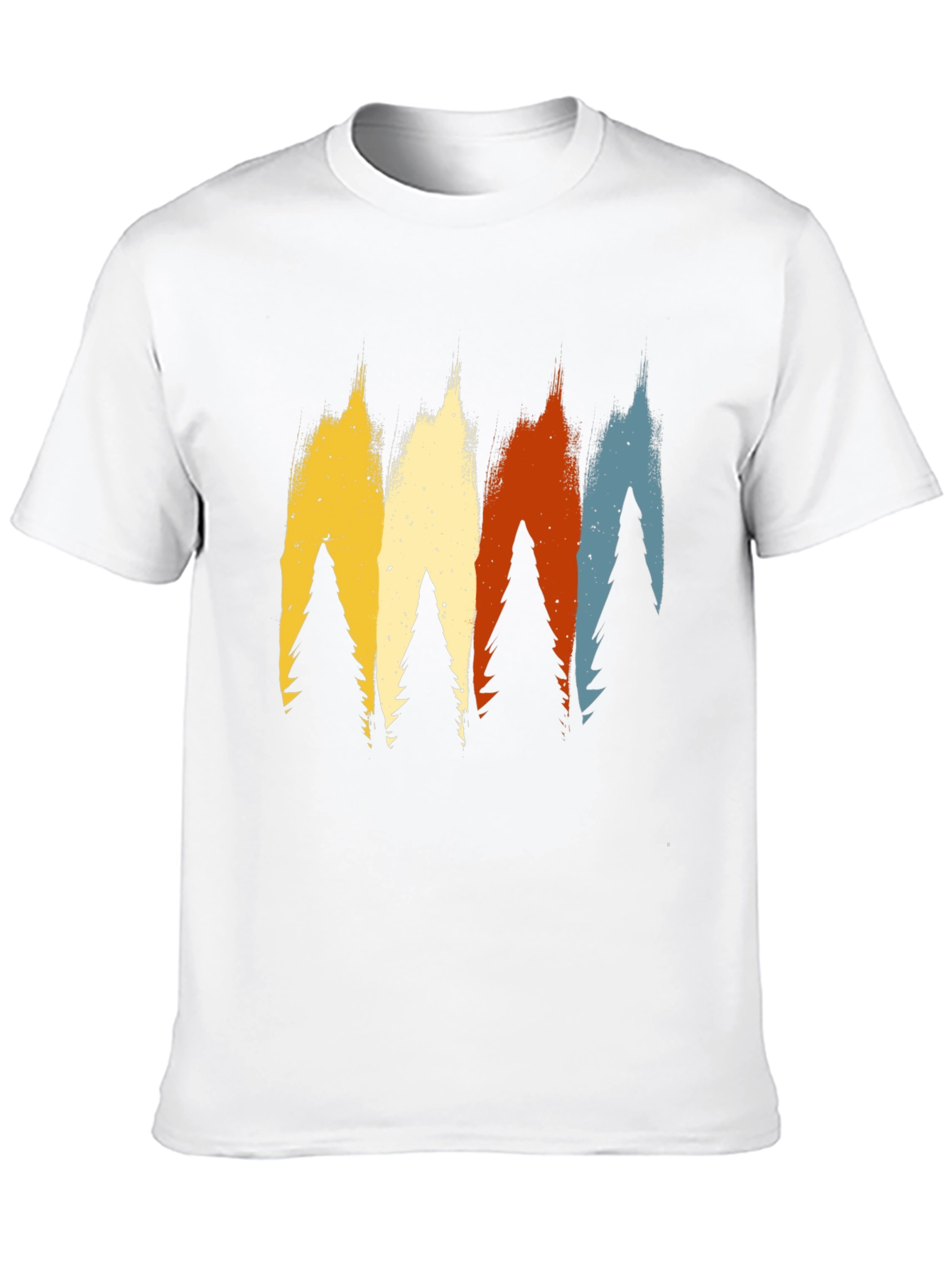 Retro Forest Tee - Nature Inspired Graphic T-Shirt