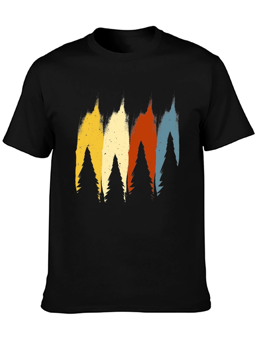 Retro Forest Tee - Nature Inspired Graphic T-Shirt