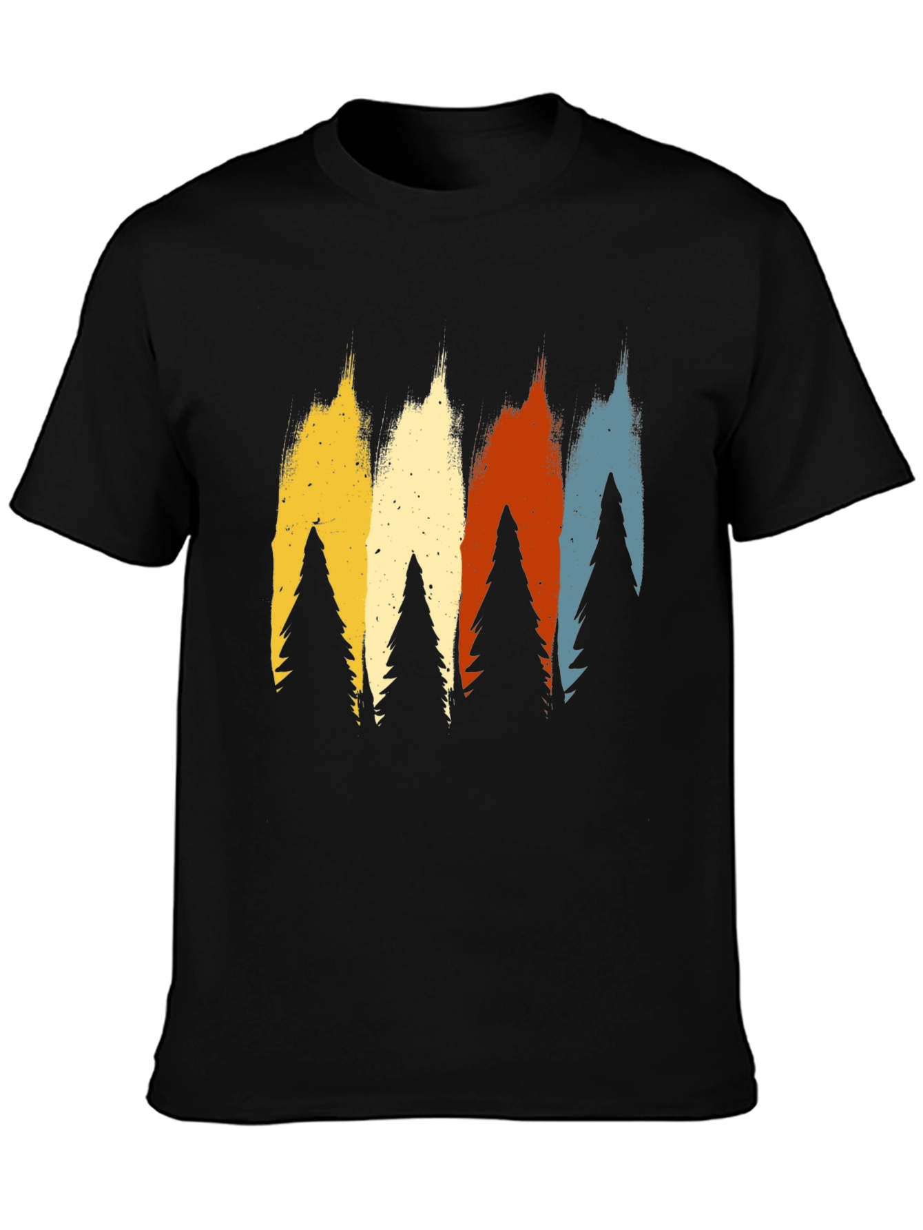 Retro Forest Tee - Nature Inspired Graphic T-Shirt