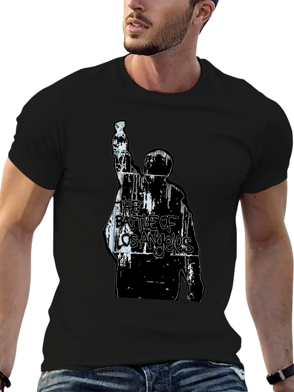 Battle of Los Angeles Graphic Tee - Black