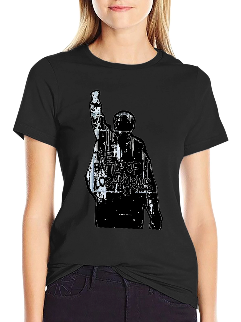 Battle of Los Angeles Graphic Tee - Black