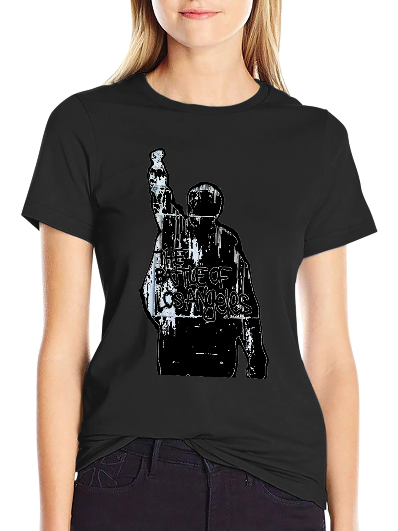 Battle of Los Angeles Graphic Tee - Black