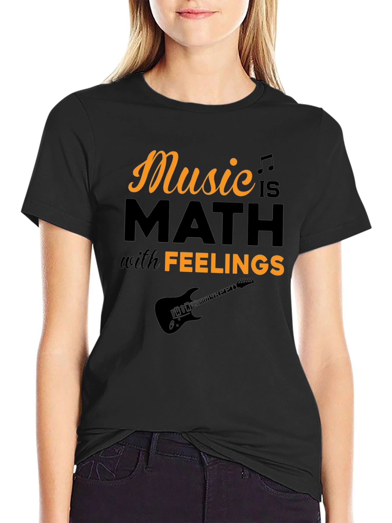 Music is Math with Feelings Graphic T-Shirt