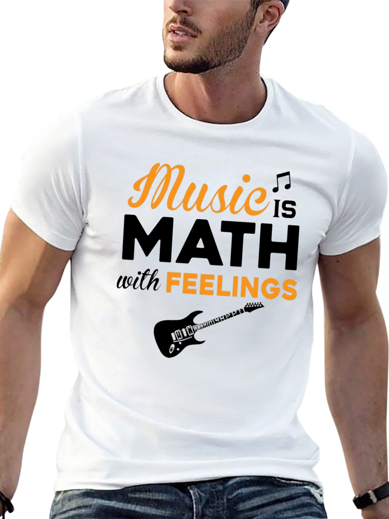 Music is Math with Feelings Graphic T-Shirt