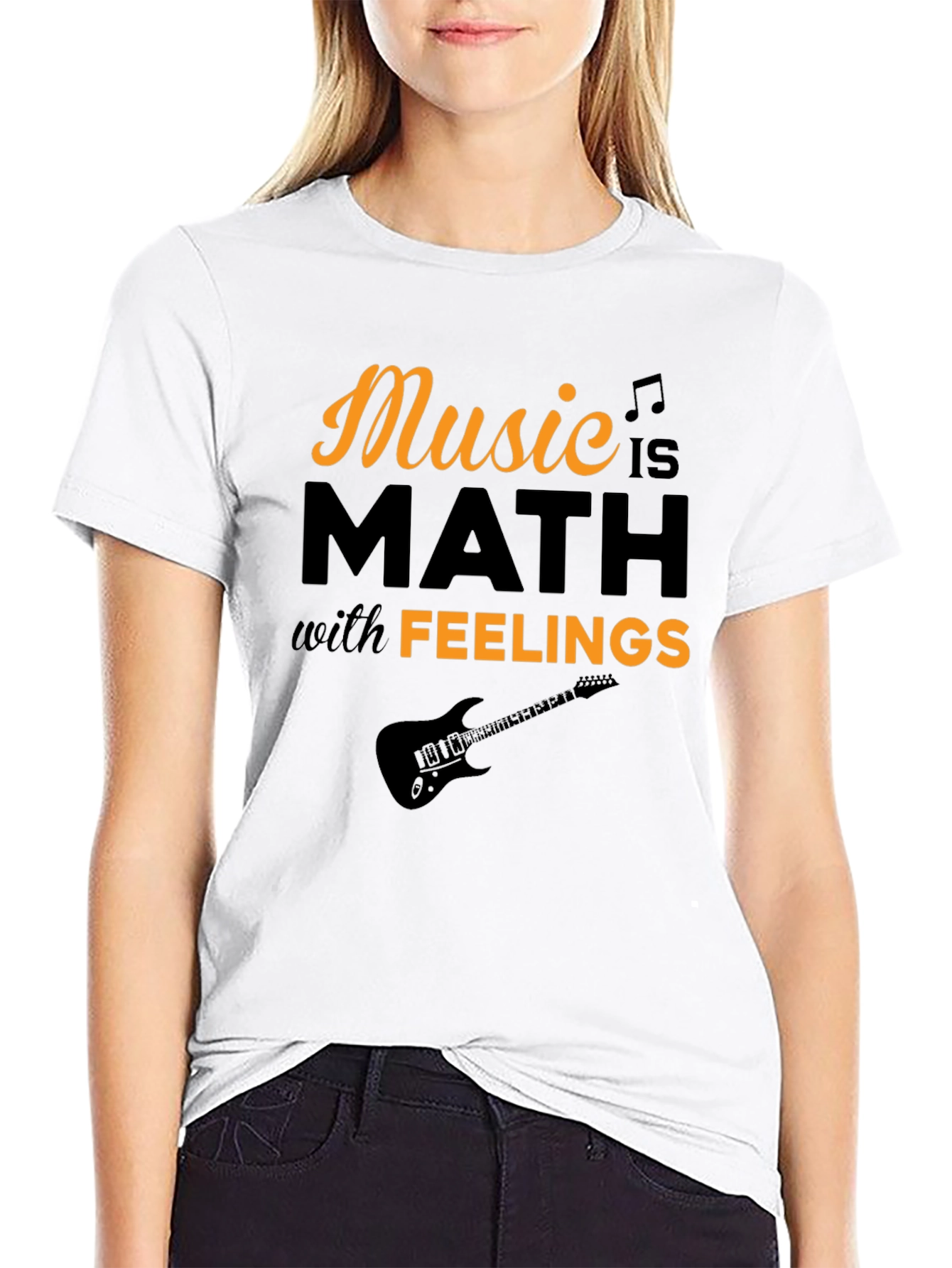 Music is Math with Feelings Graphic T-Shirt