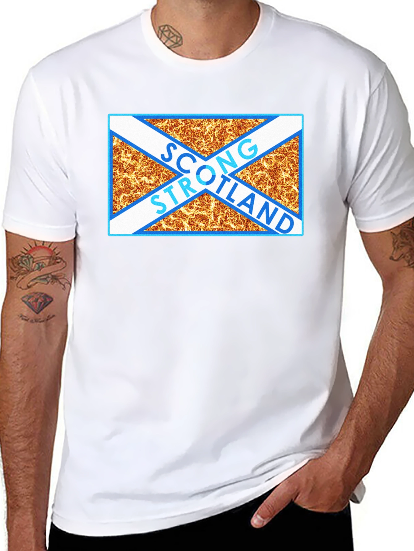 Scong Strotland T-Shirt - Scottish Flag Parody