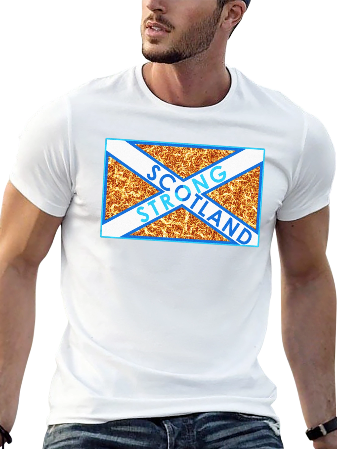Scong Strotland T-Shirt - Scottish Flag Parody