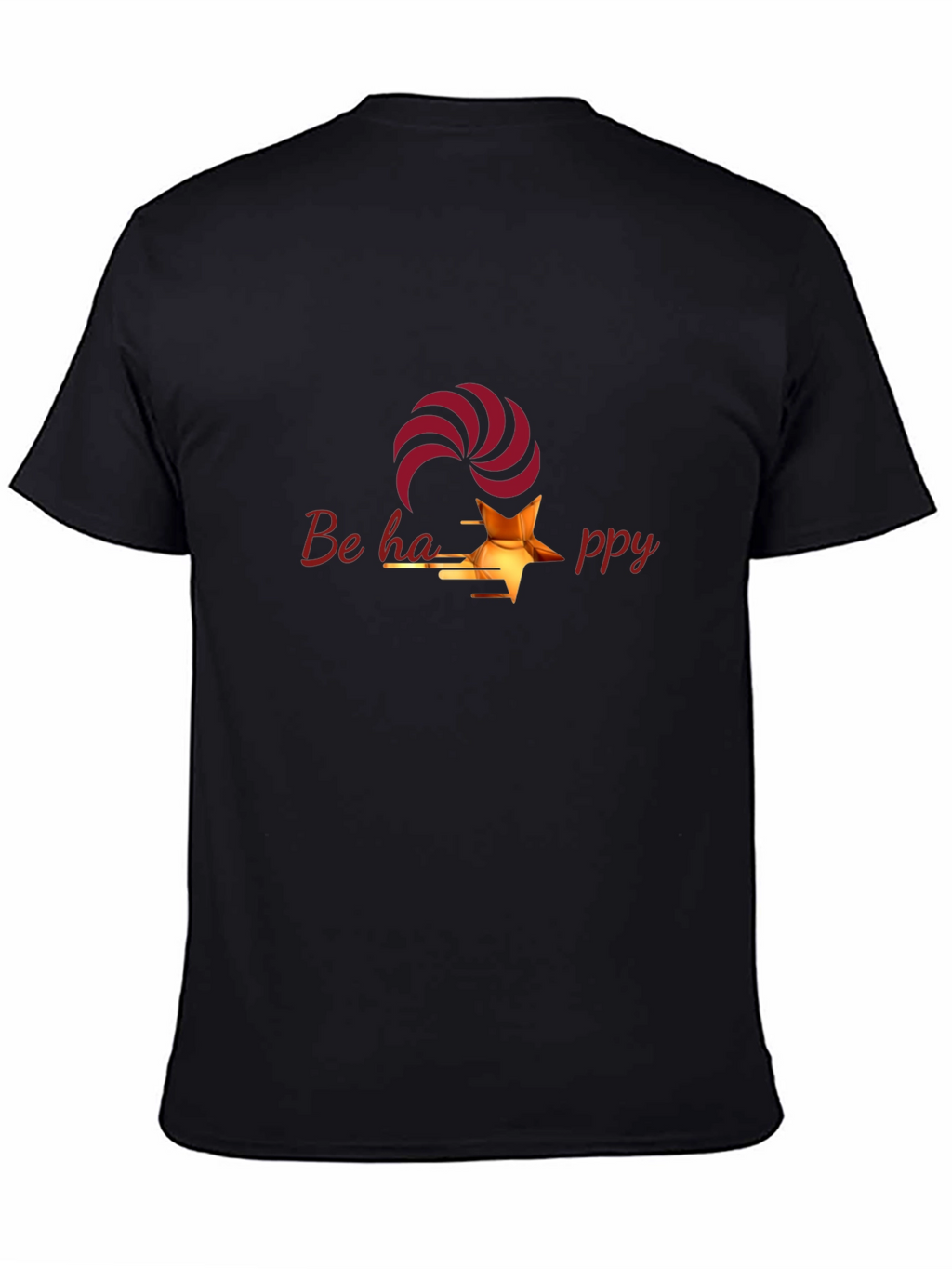 Be Happy Graphic T-Shirt - Stylish & Comfortable
