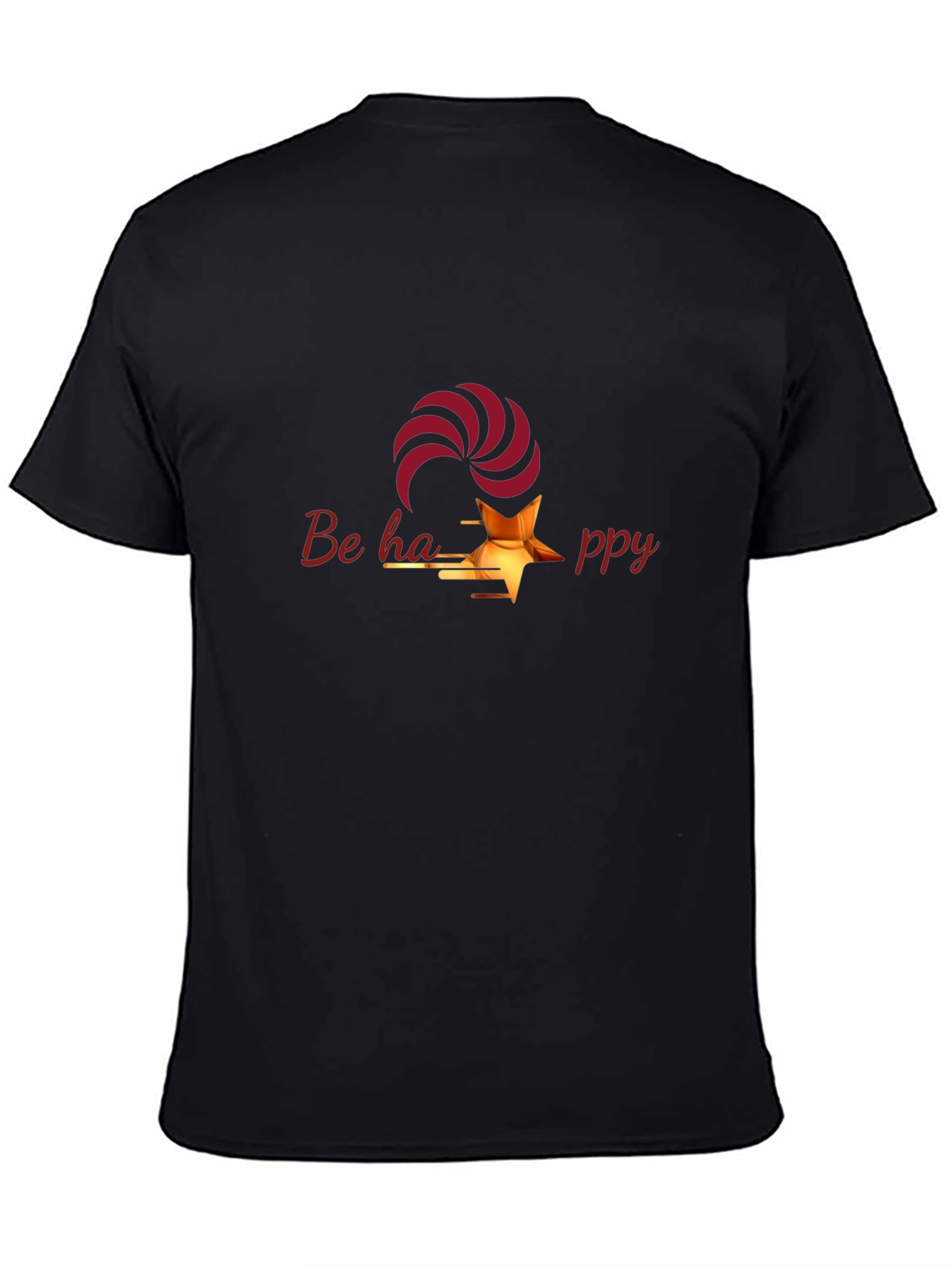 Be Happy Graphic T-Shirt - Stylish & Comfortable