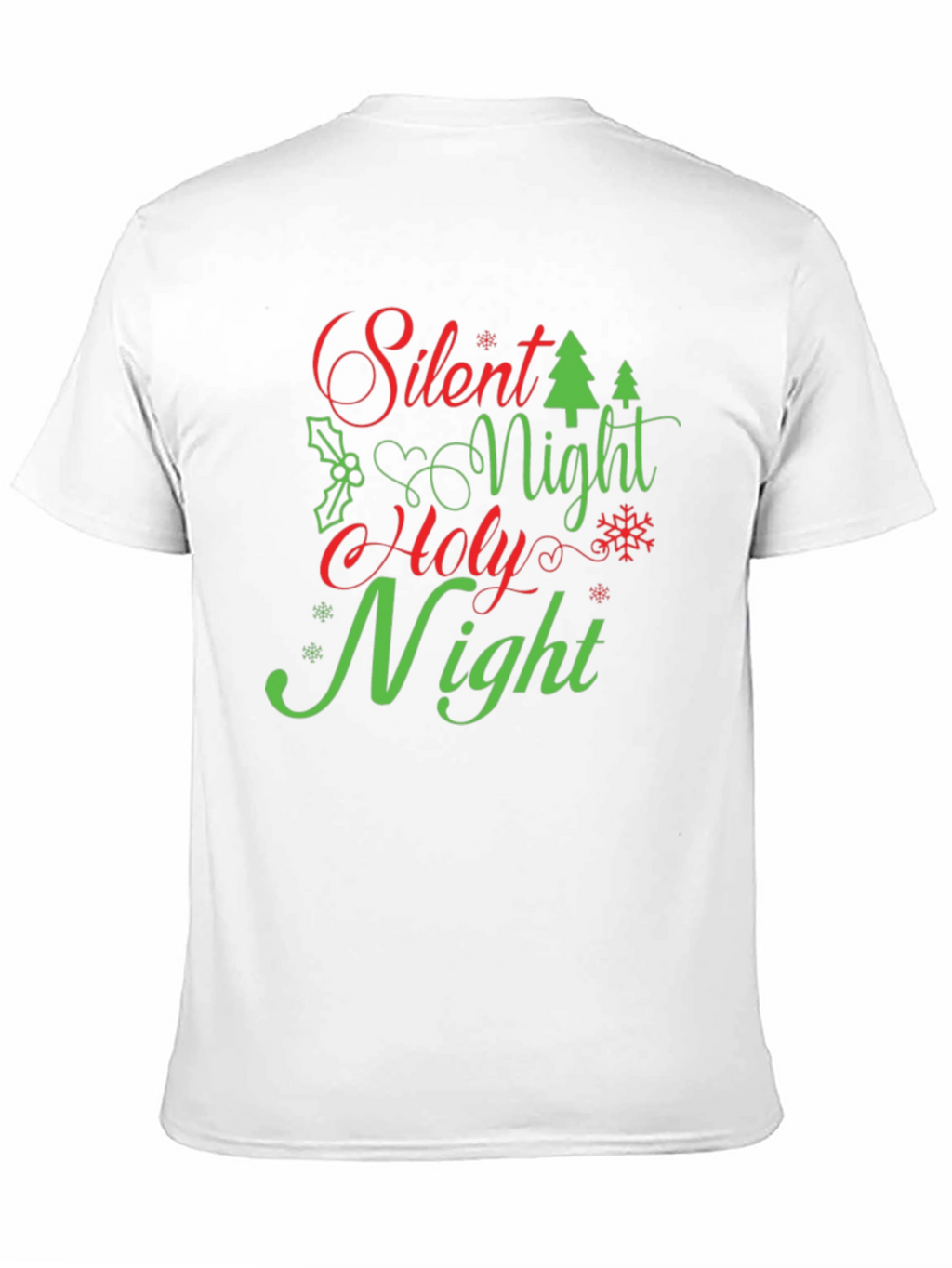 Silent Night Holy Night Christmas Holiday T-Shirt
