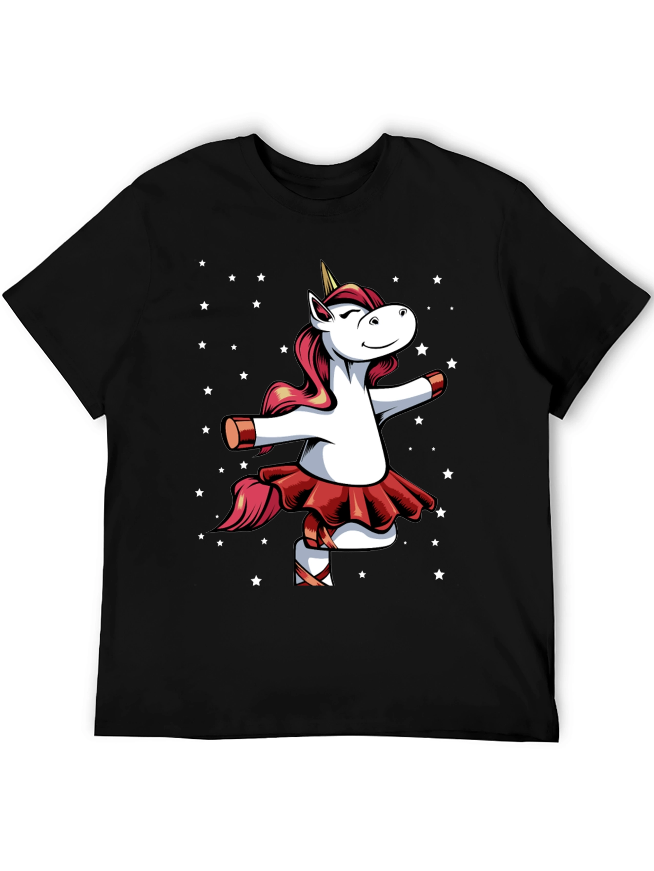 Unicorn Ballerina T-Shirt - Mens Graphic Tee