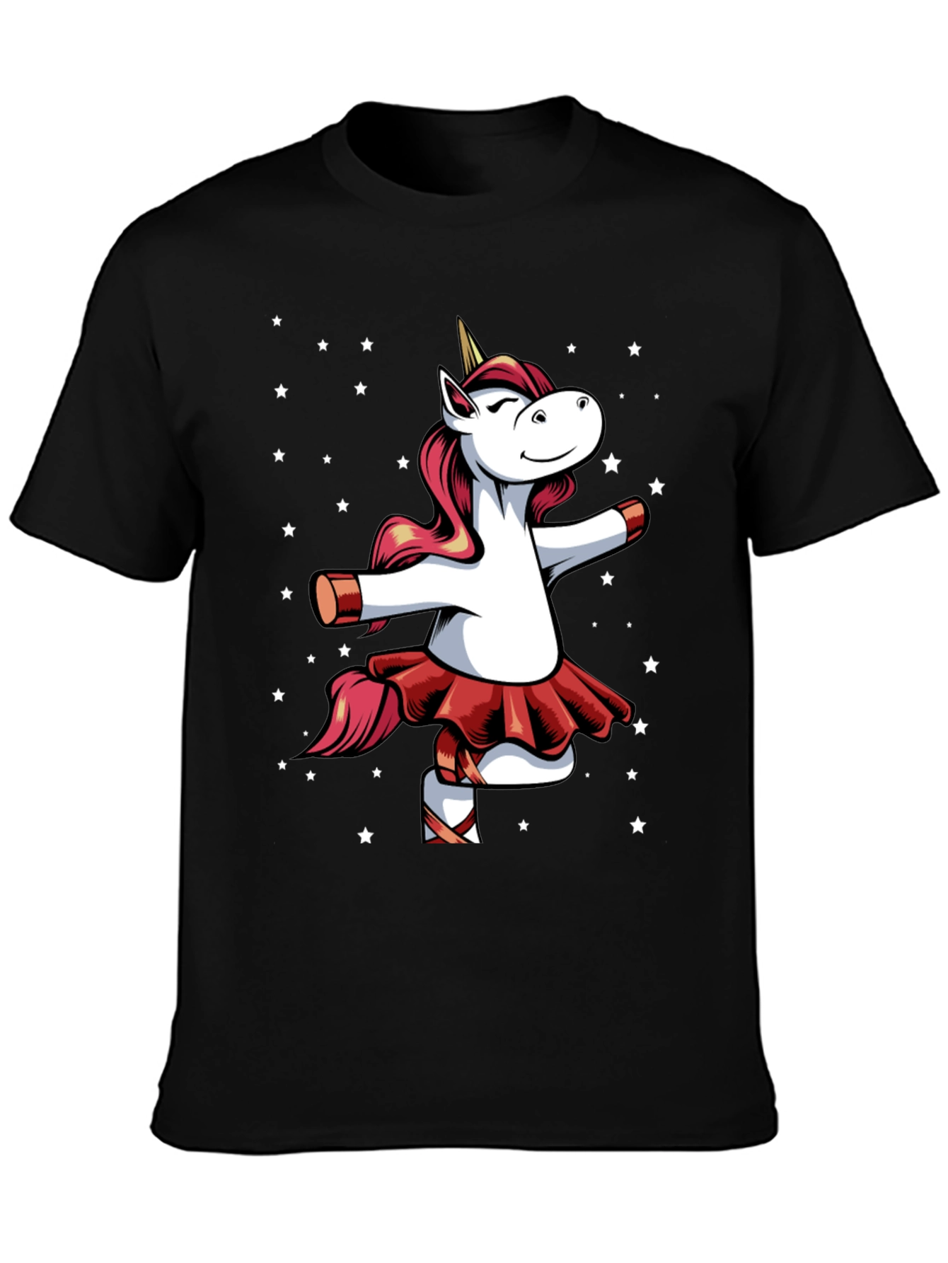 Unicorn Ballerina T-Shirt - Mens Graphic Tee