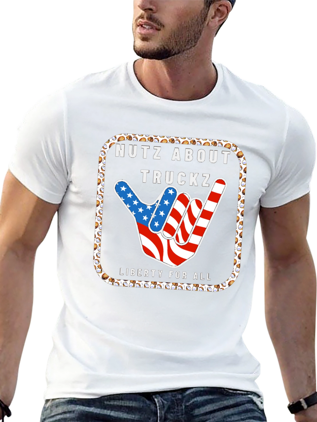 Nutz About Truckz Tee: Liberty For All