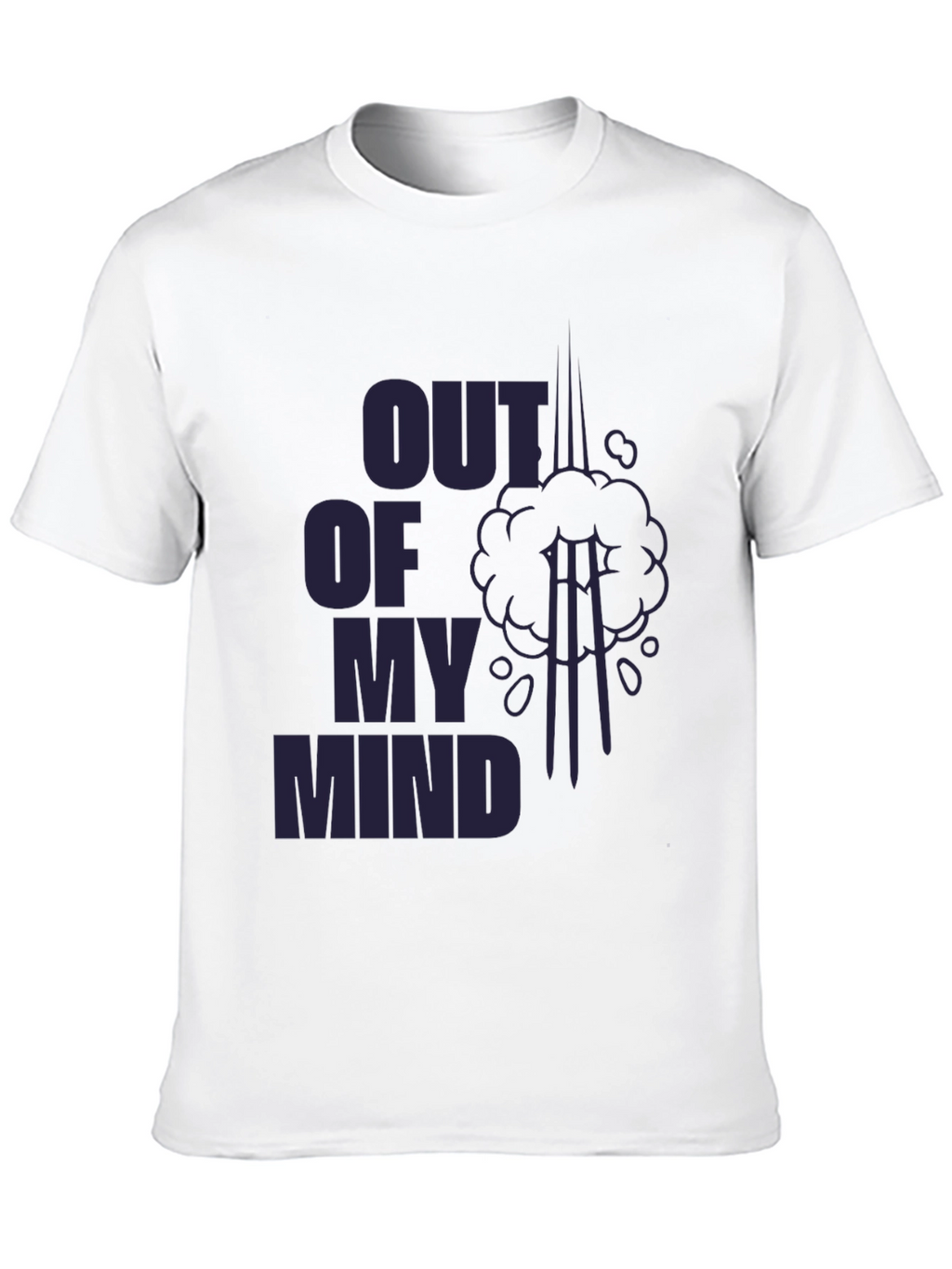 Out of My Mind Graphic T-Shirt - Black