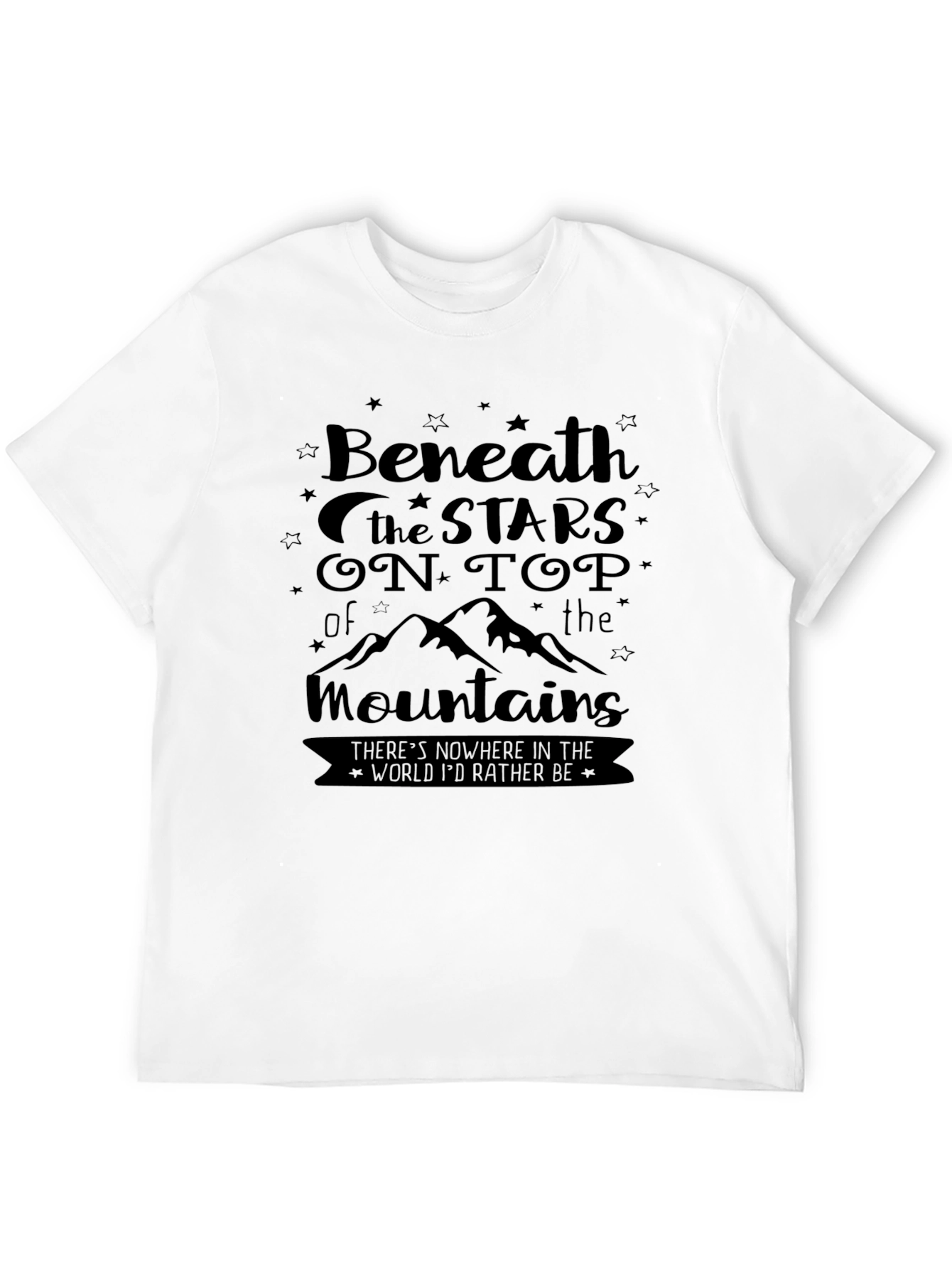 Beneath the Stars Mountain Graphic Tee