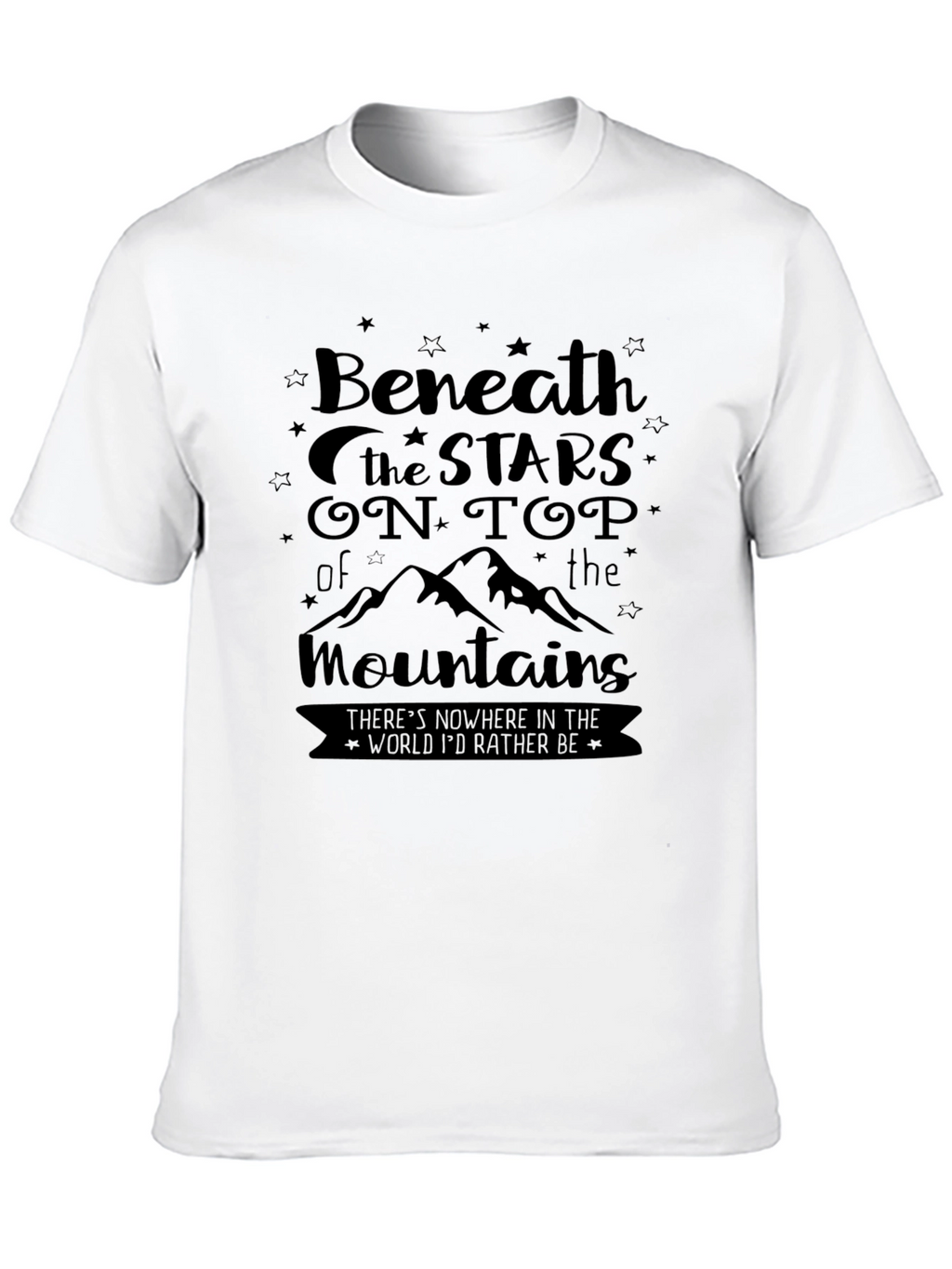 Beneath the Stars Mountain Graphic Tee