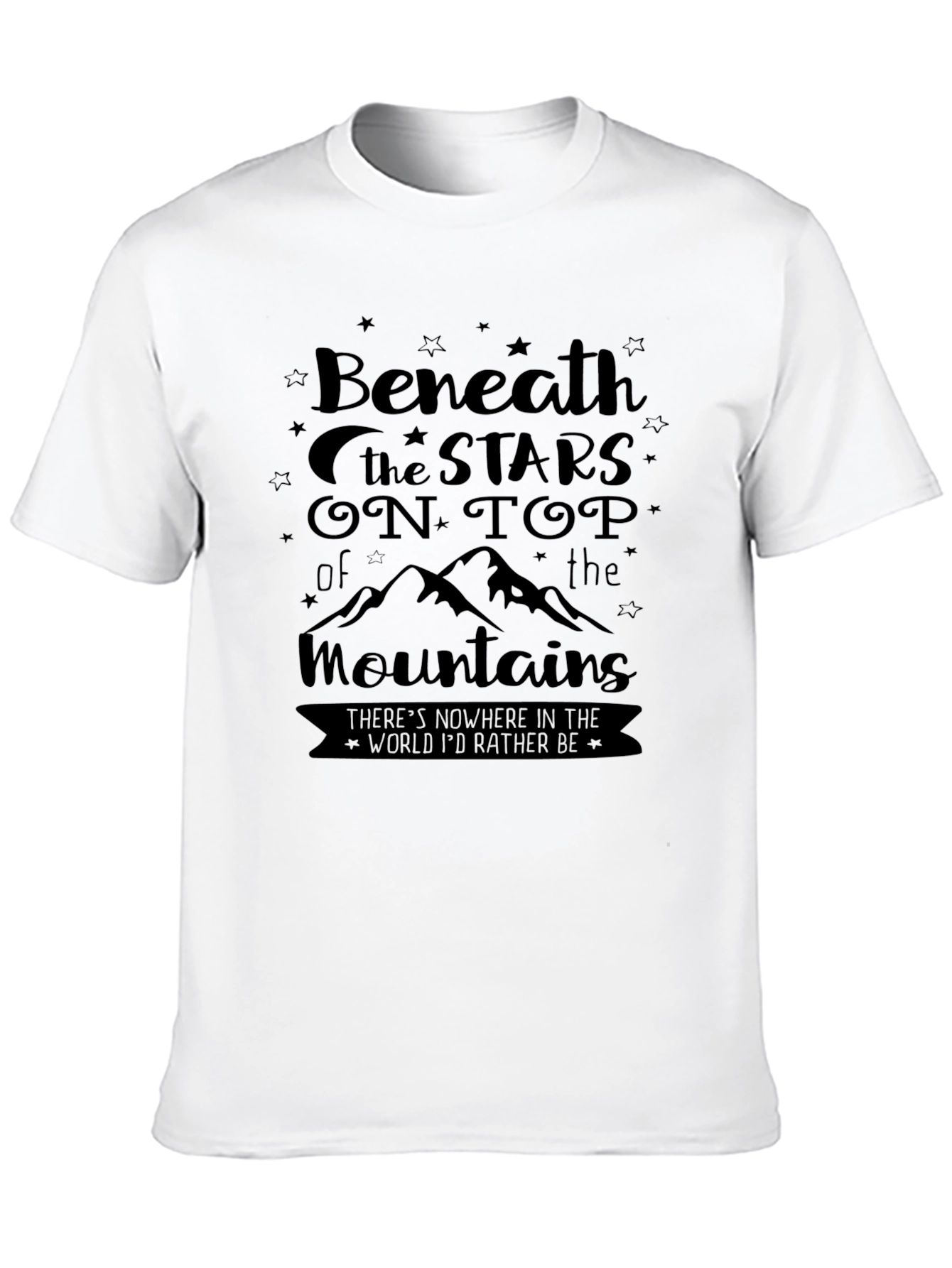 Beneath the Stars Mountain Graphic Tee