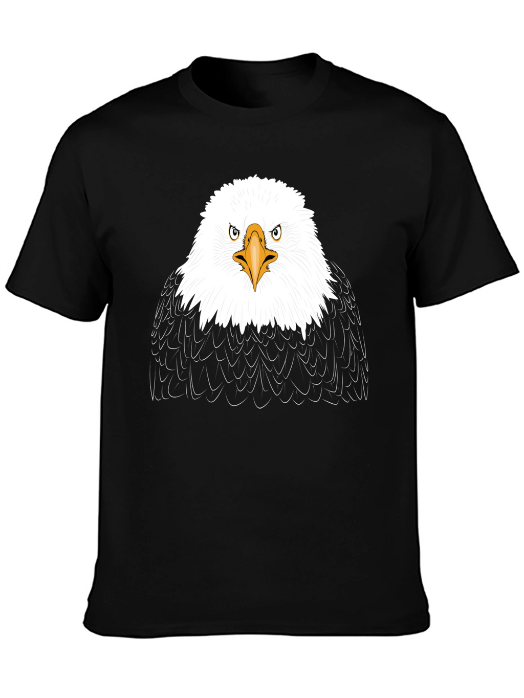 Bald Eagle Graphic Print Tee - Patriotic Style