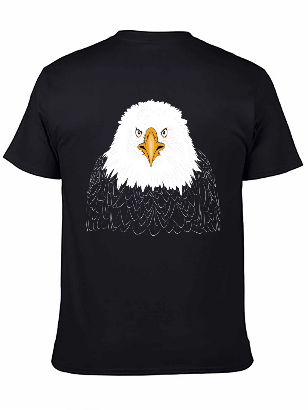 Bald Eagle Graphic Print Tee - Patriotic Style