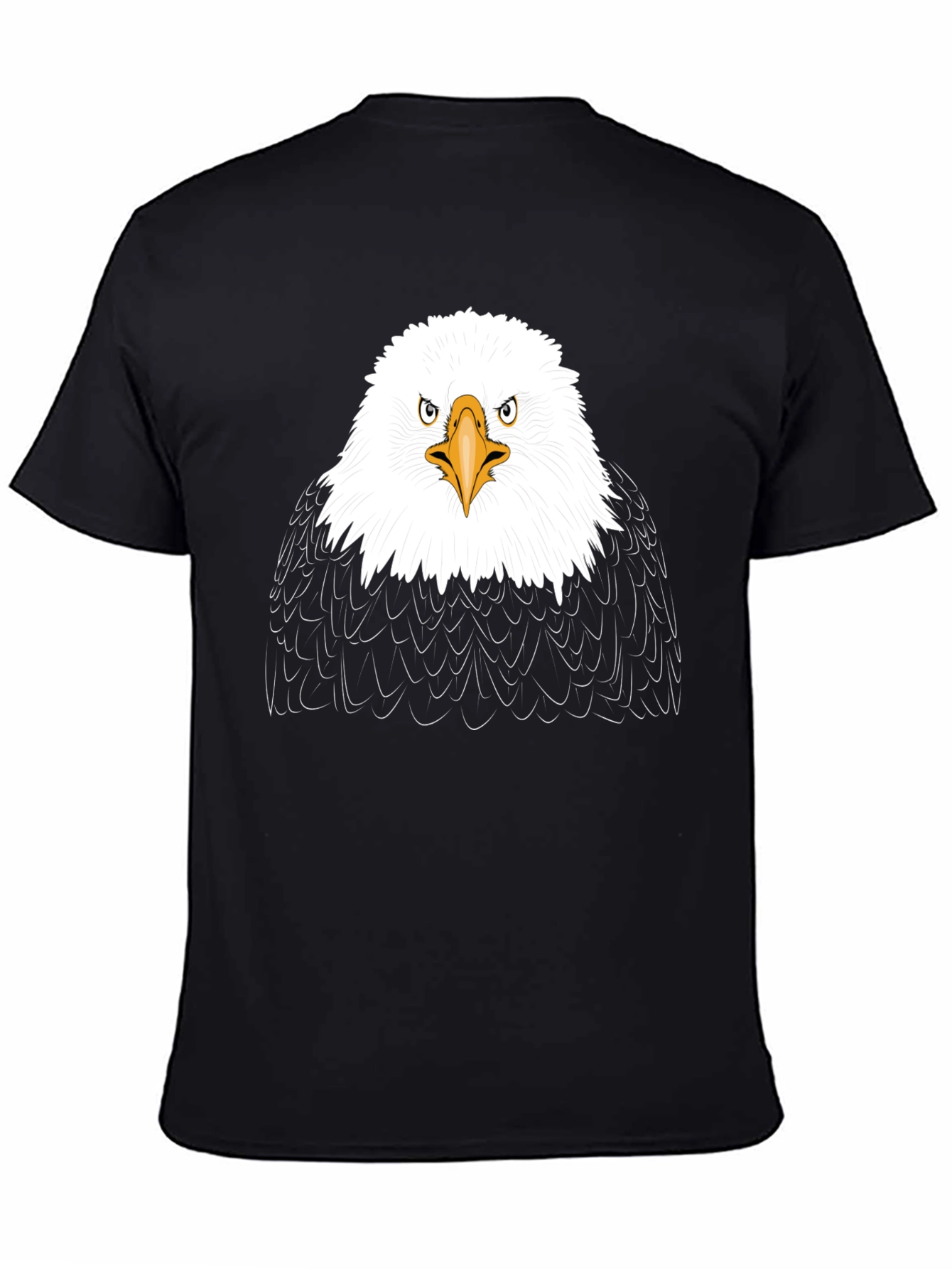 Bald Eagle Graphic Print Tee - Patriotic Style