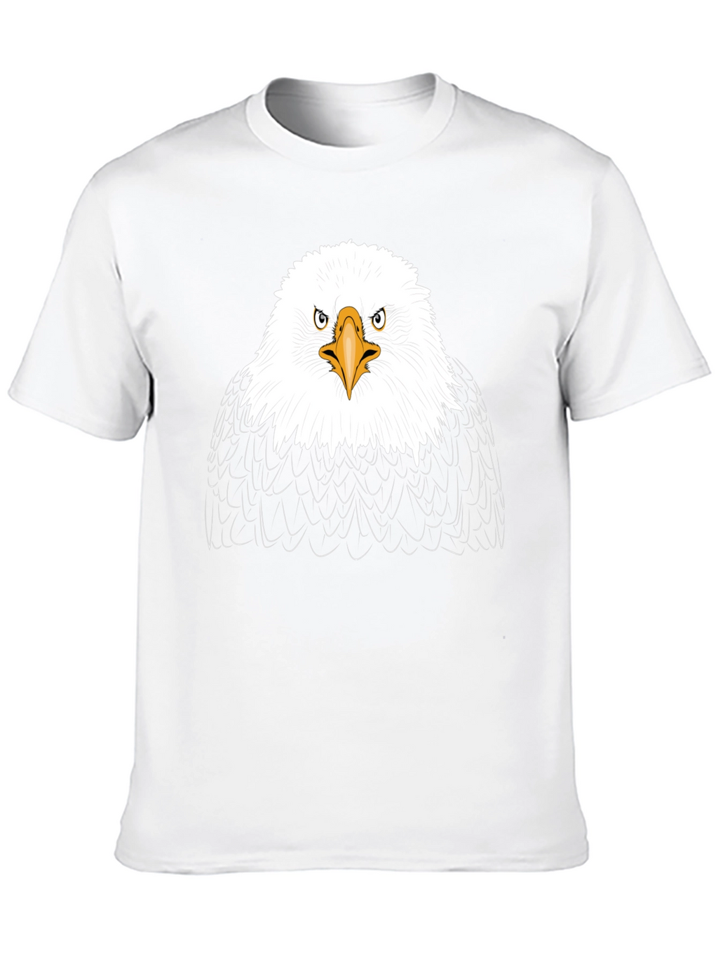 Bald Eagle Graphic Print Tee - Patriotic Style