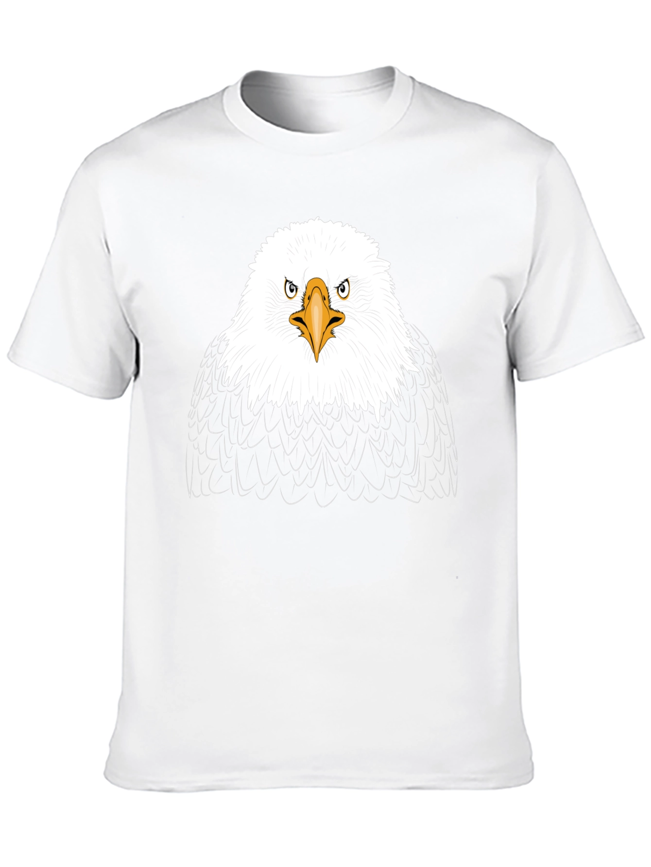 Bald Eagle Graphic Print Tee - Patriotic Style