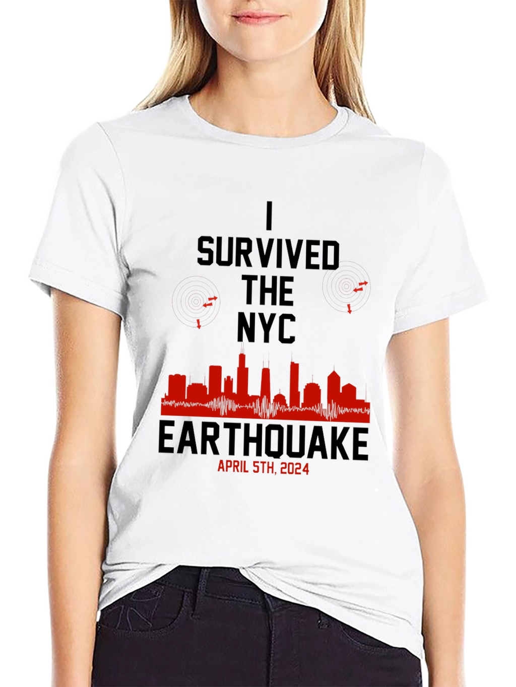 I Survived the NYC Earthquake April 5th 2024 T-Shirt