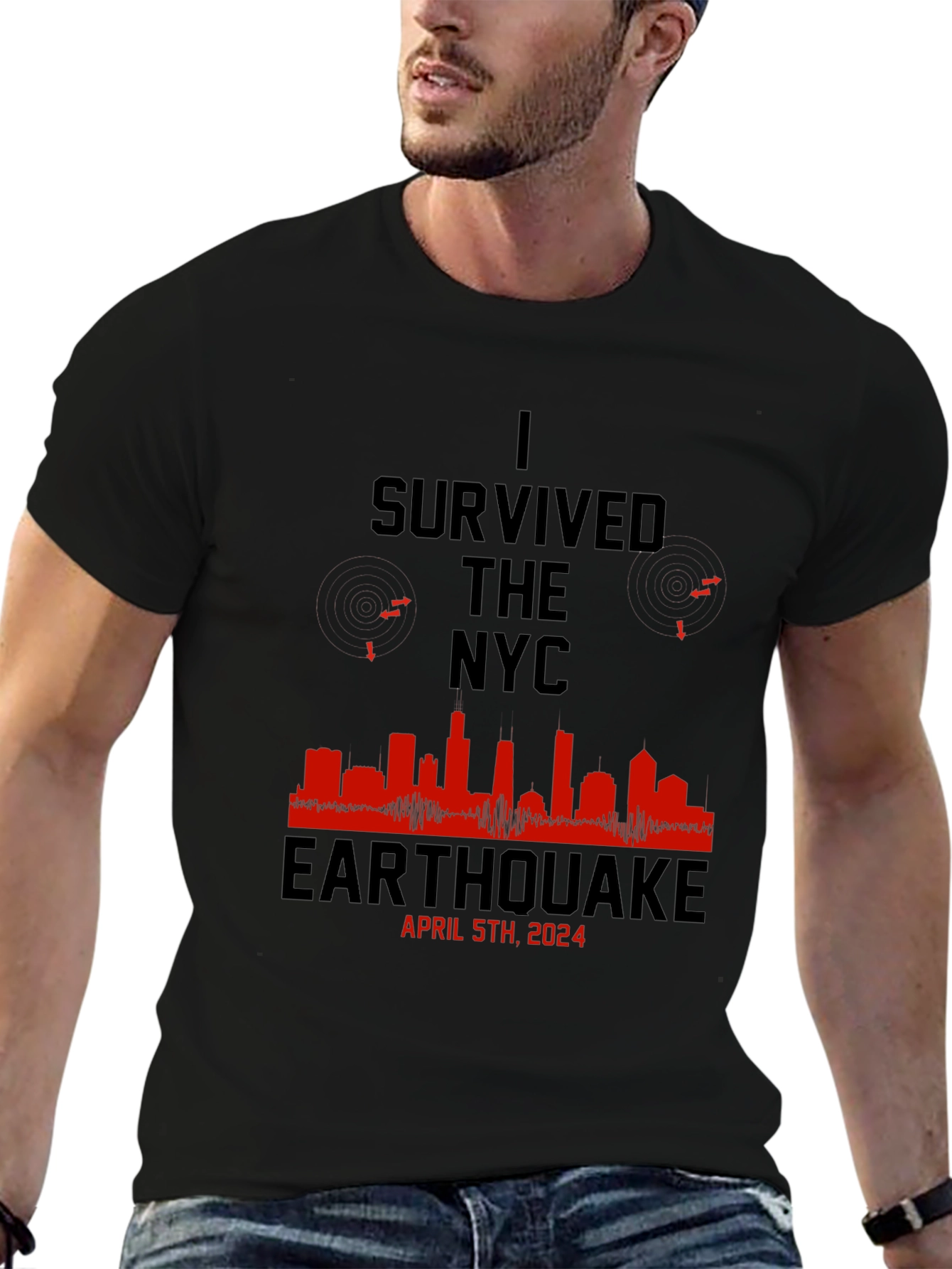 I Survived the NYC Earthquake April 5th 2024 T-Shirt
