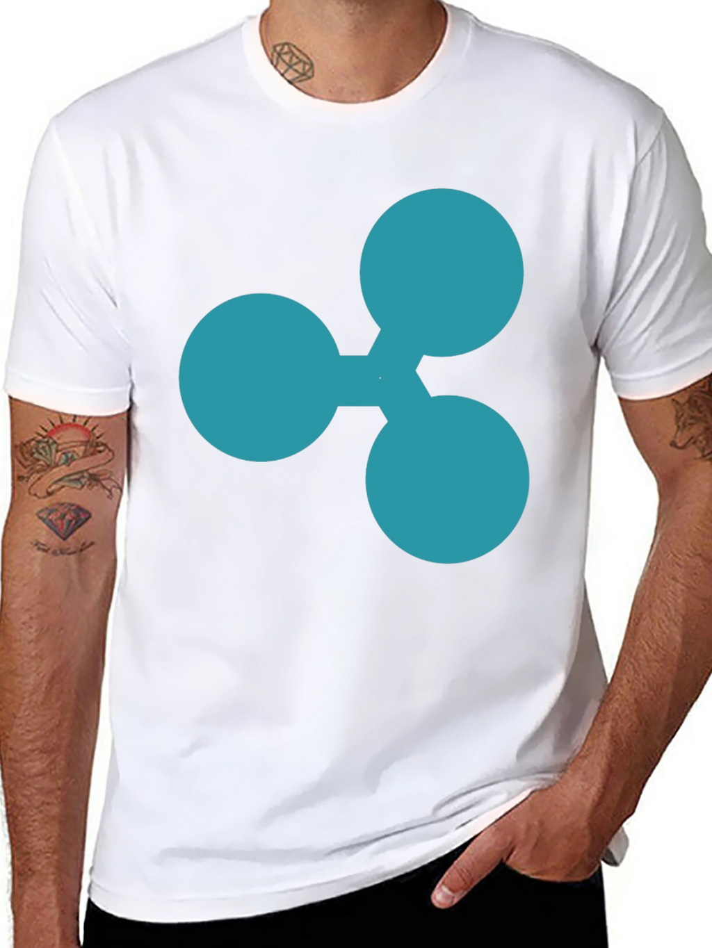 Ripple XRP Crypto T-Shirt - Black