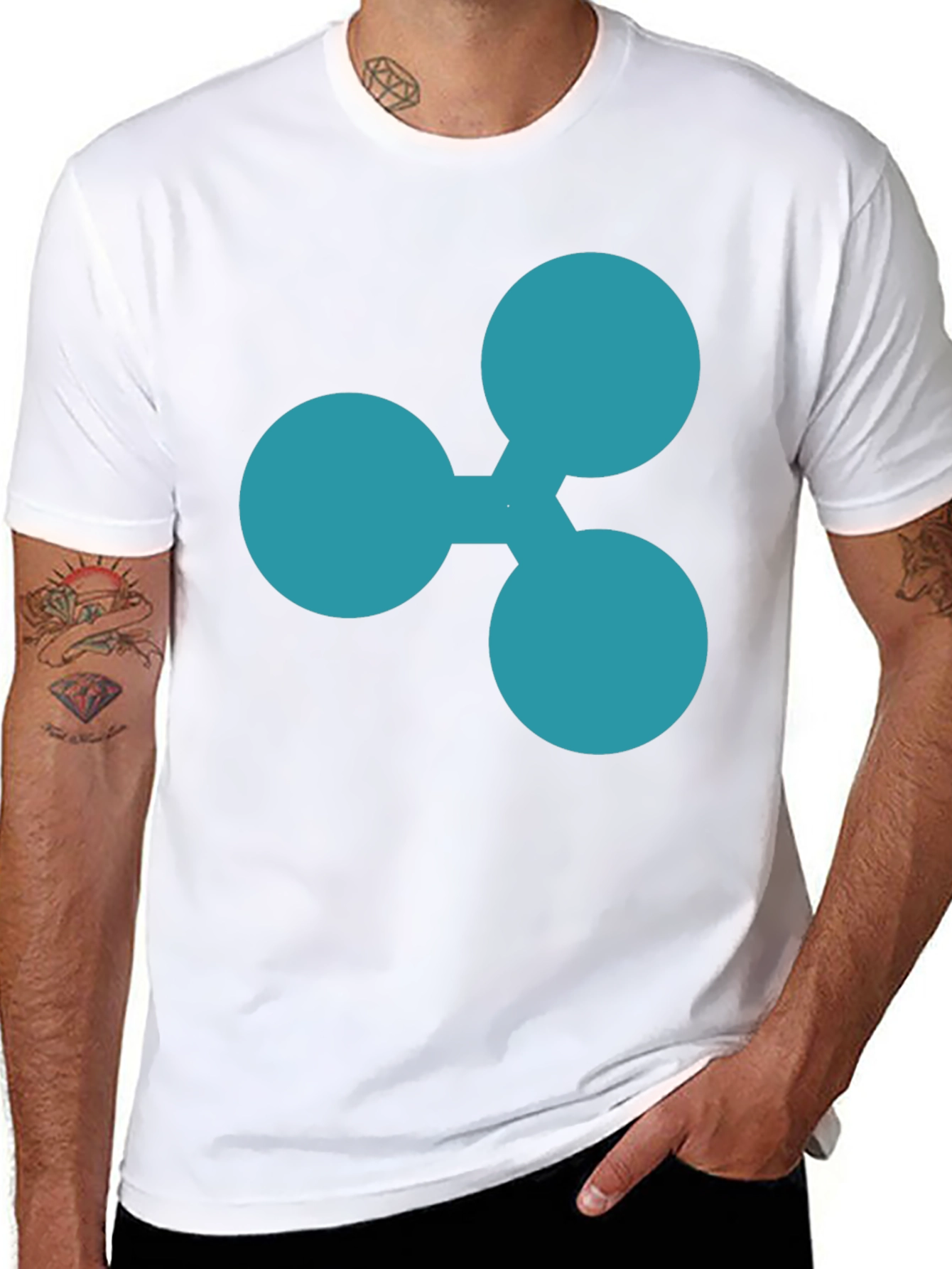 Ripple XRP Crypto T-Shirt - Black