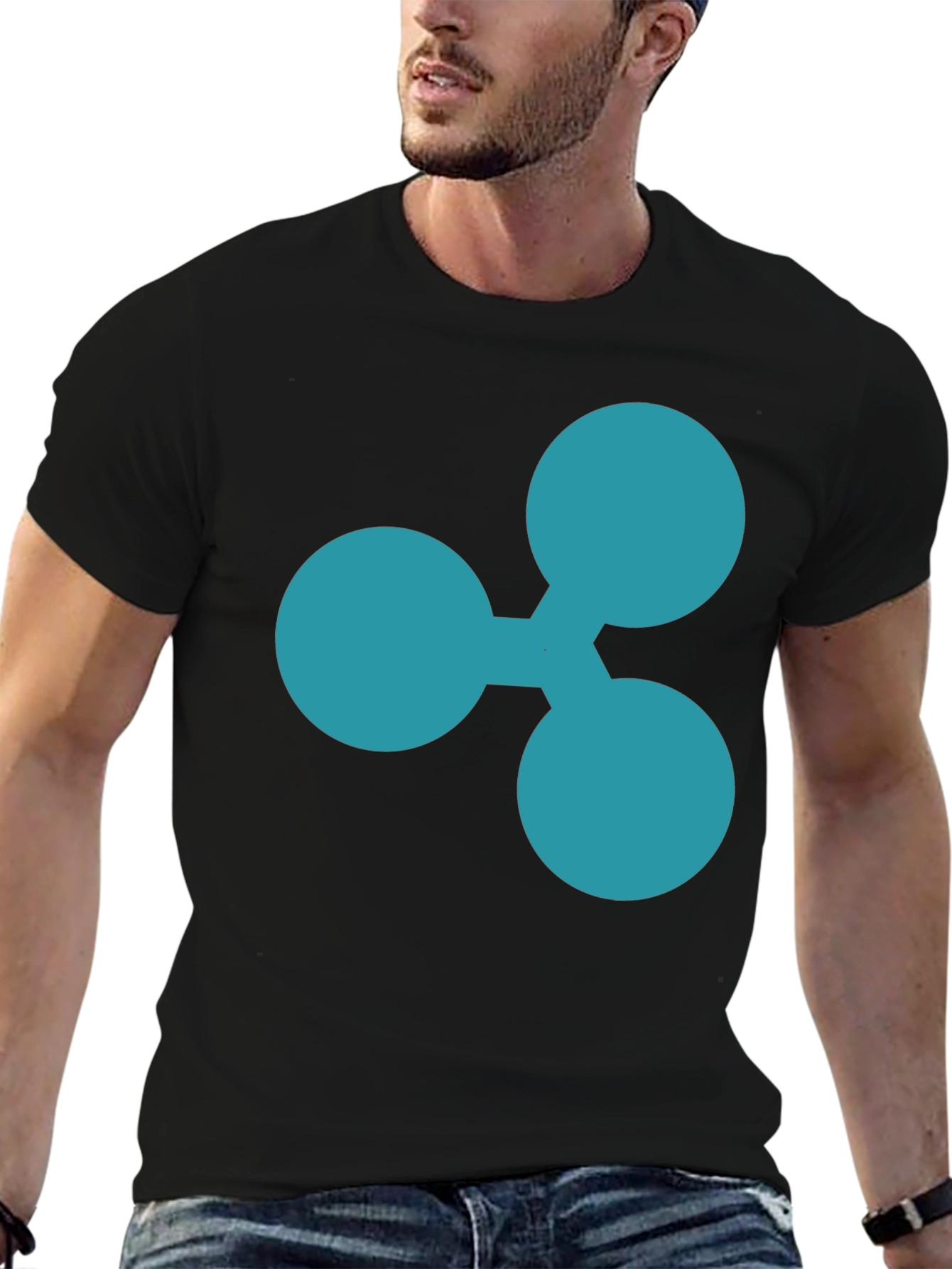 Ripple XRP Crypto T-Shirt - Black