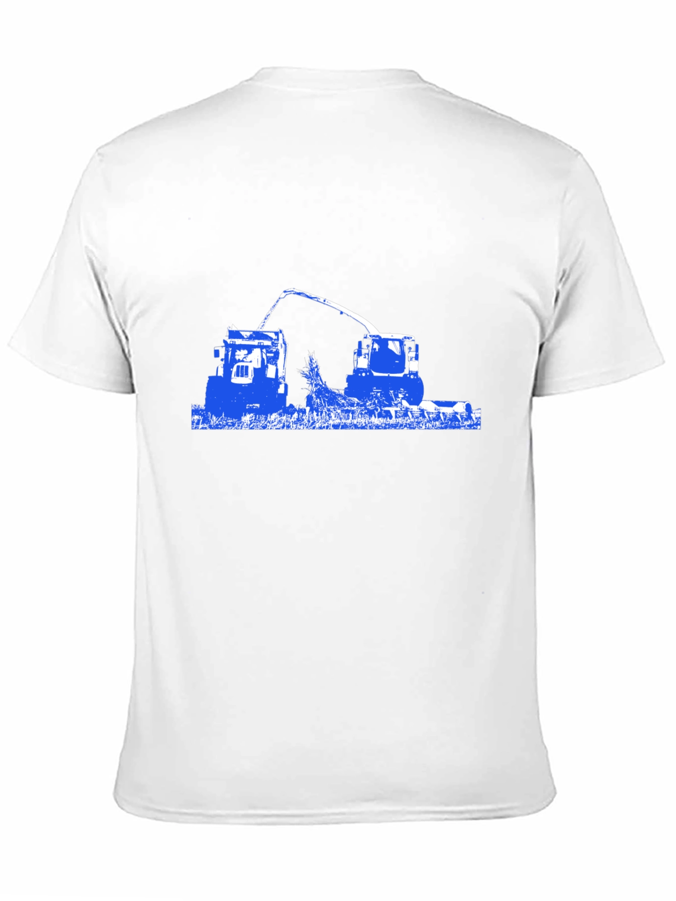Blue Tractor Graphic Tee - Farming Apparel